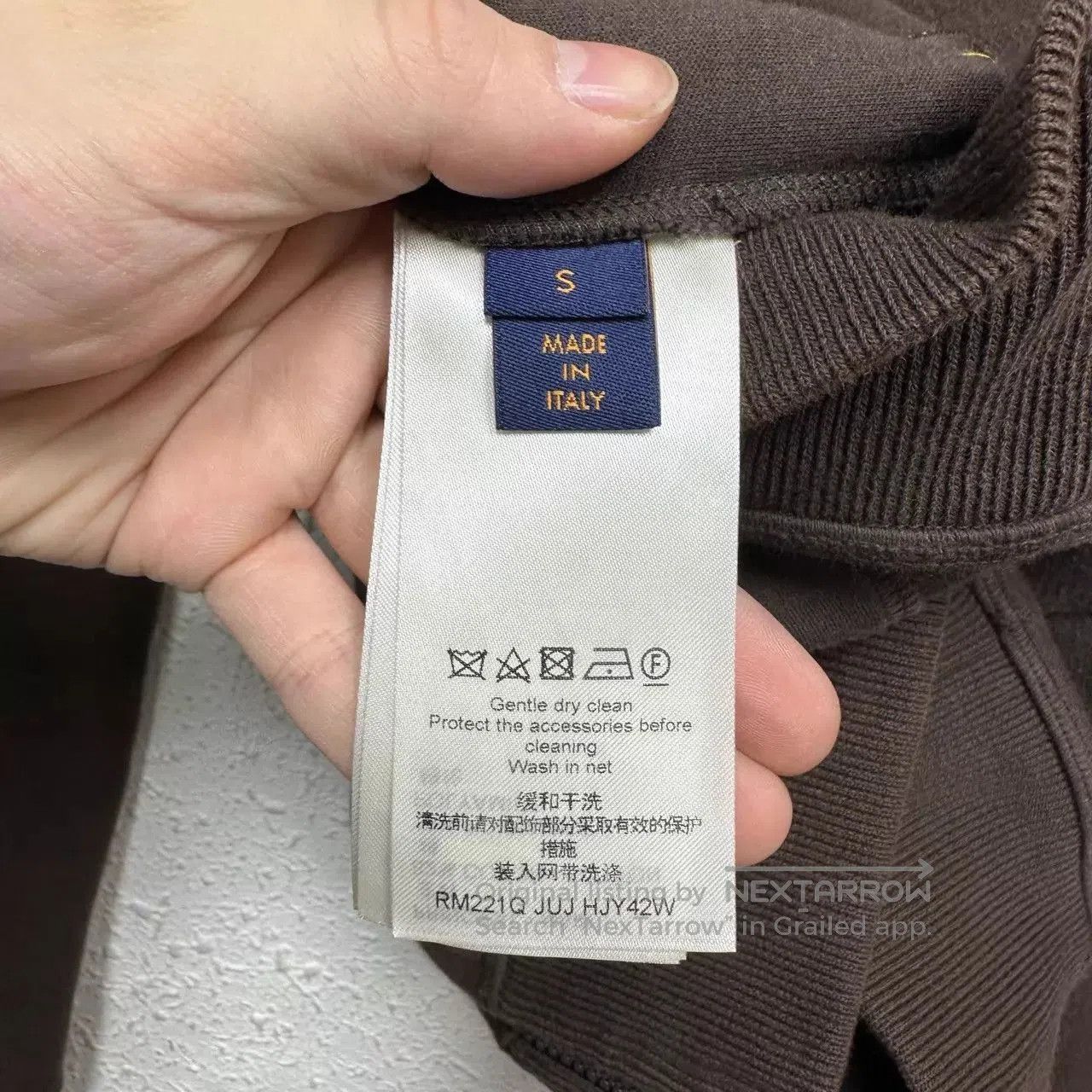 Louis Vuitton Brown Zip-Up Hoodie with Front Pocket. Size US S / EU 44-46 / 1 - 4 Thumbnail