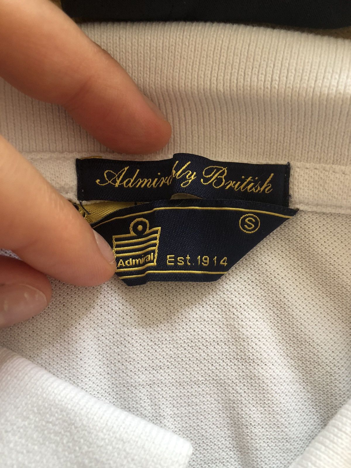 Vintage ADMIRAL BRITISH VINTAGE DESIGNER POLO SHIRT Size US S / EU 44-46 / 1 - 3 Thumbnail