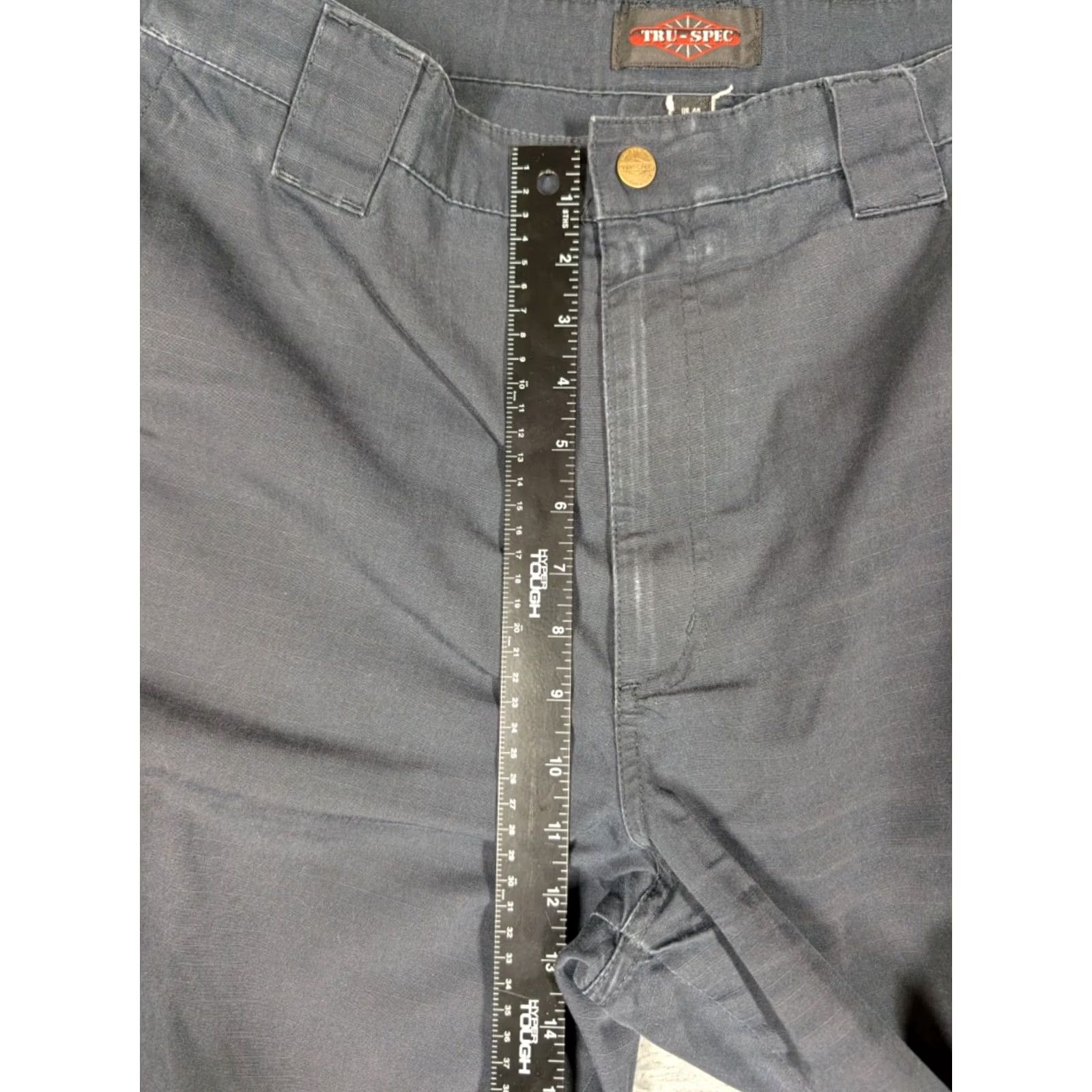 Vintage TRU-SPEC 24-7 Series Black Rip-Stop Tactical Cargo Pants Regular 40x28 Mens Police Fire Gear Pants Front Flat Zip Size US 40 / EU 56 - 5 Thumbnail