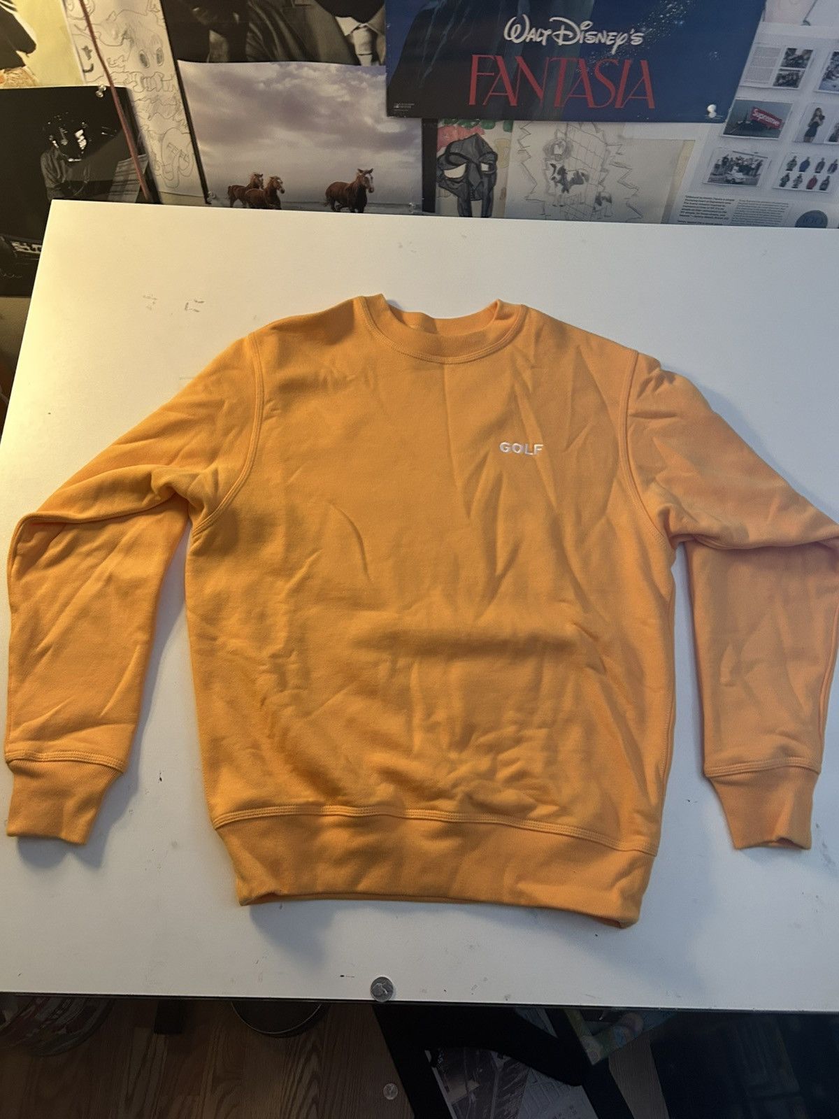 Golf Wang Golf want orange logo crewneck Size US M / EU 48-50 / 2 - 1 Thumbnail
