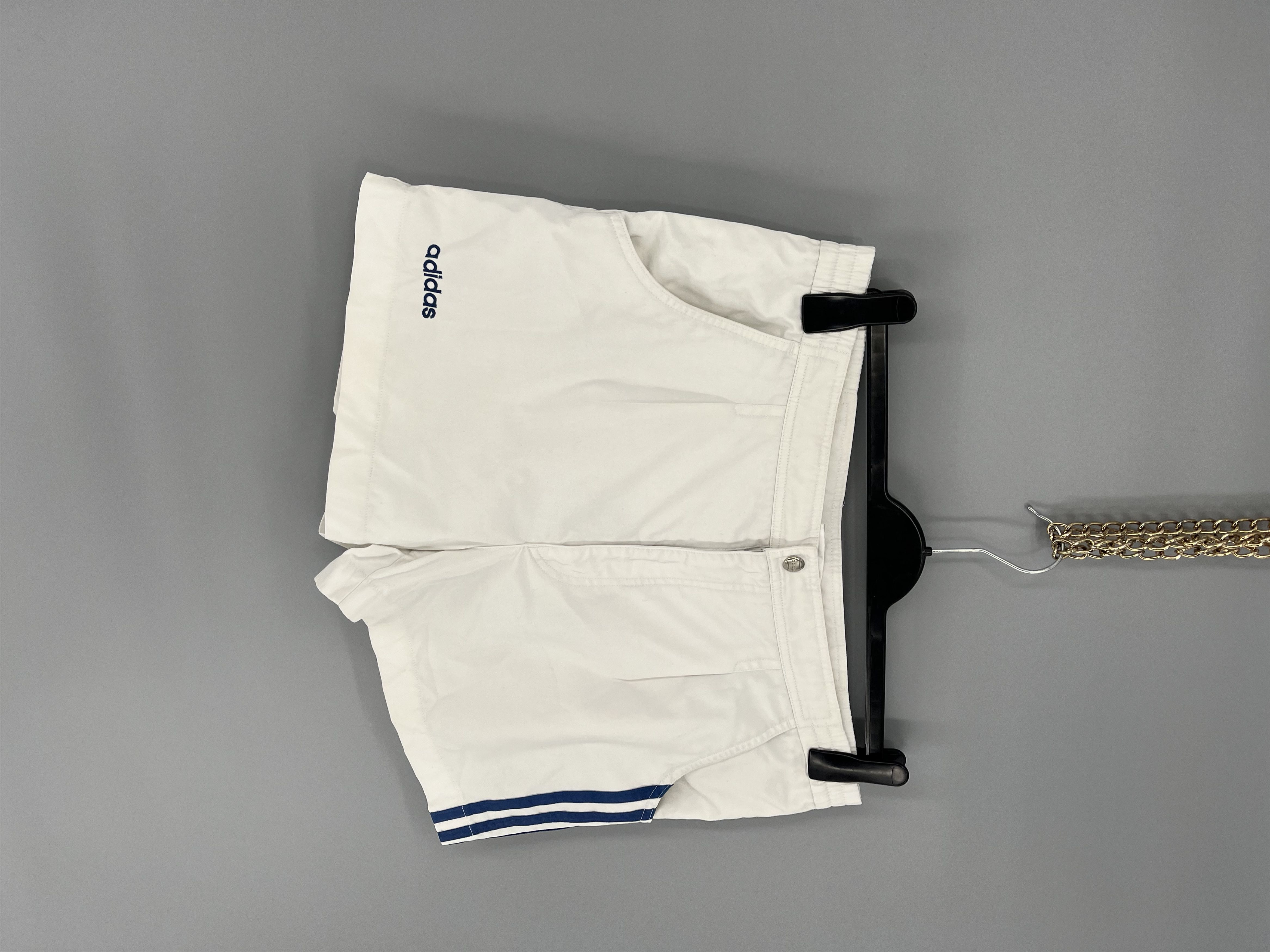 Adidas 90s Vintage Adidas Black Nylon Mini Logo Shorts Travis Style Size US 34 / EU 50 - 2 Thumbnail