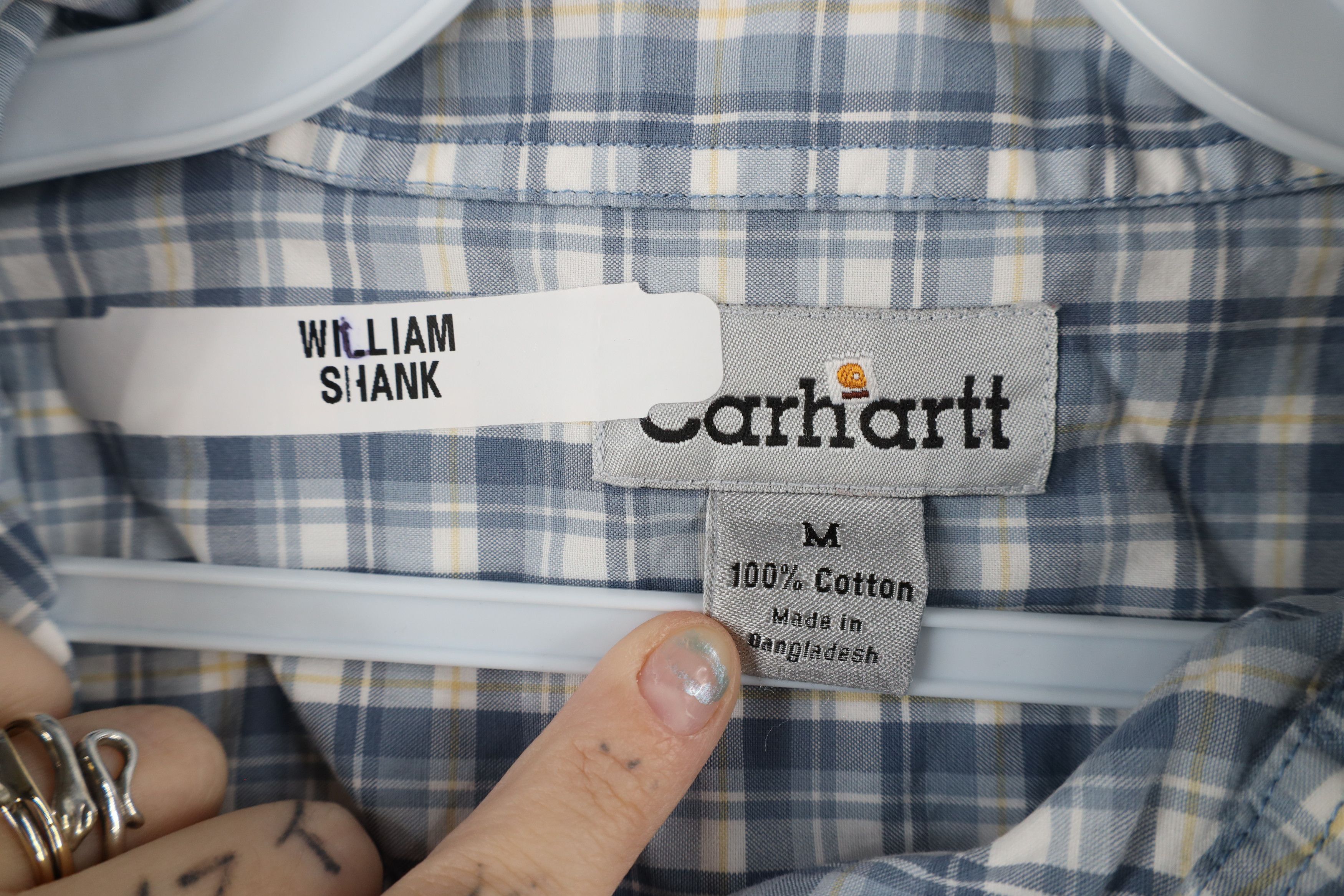 Carhartt × Vintage Vintage Carhartt Short Sleeve Collared Button Down Shirt Size US M / EU 48-50 / 2 - 6 Thumbnail