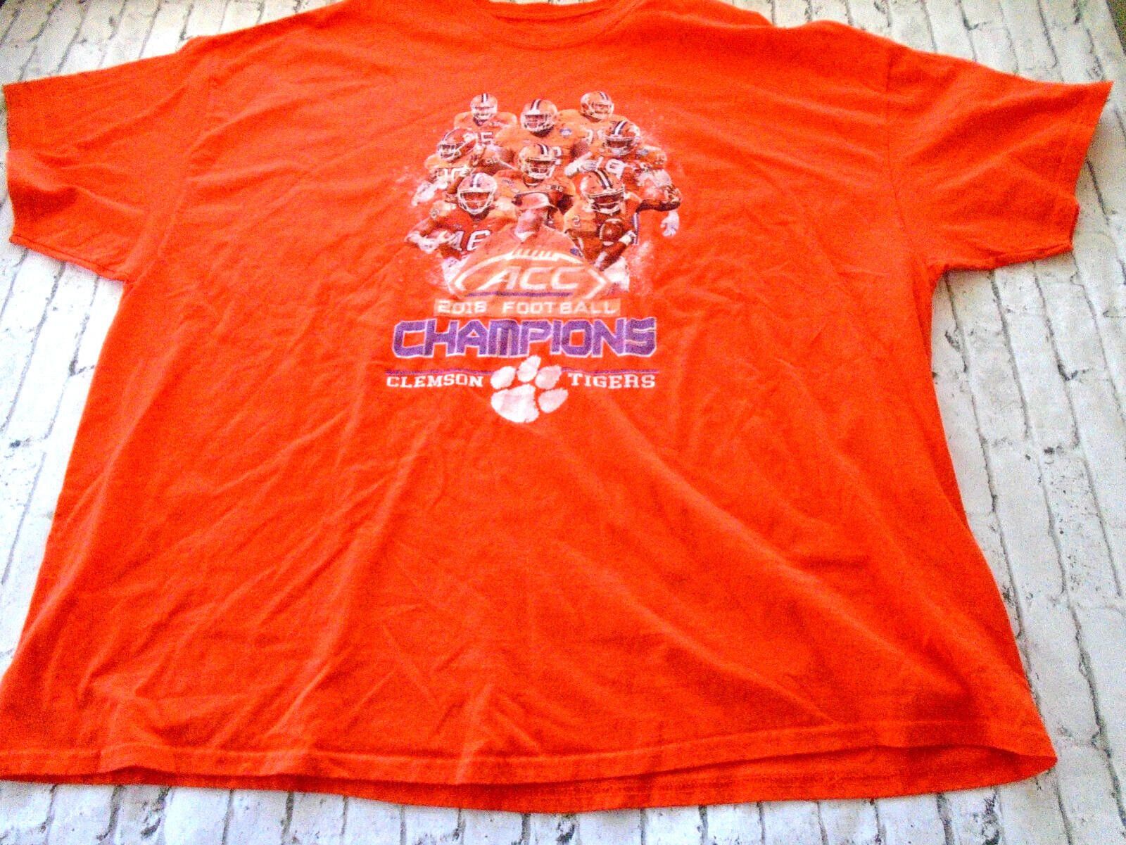 Champion 3X Clemson Tigers Football Champion Graphic Tee Orange Size ONE SIZE - 2 Thumbnail