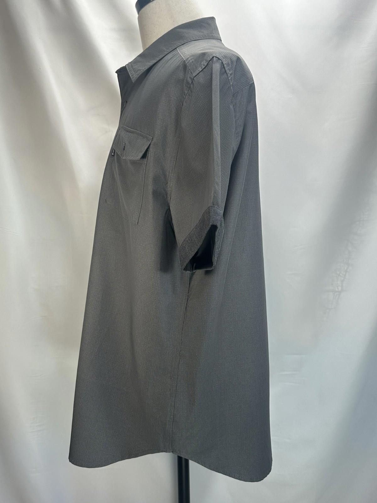 Ecko Unltd. Ecko Unlimited Short Sleeve Button Down Shirt Gray Mens XL Size US XL / EU 56 / 4 - 2 Thumbnail