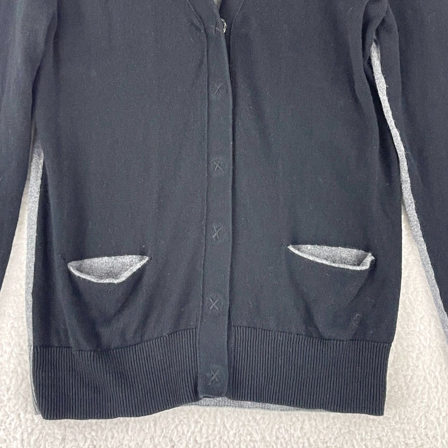 Bailey 44 Bailey 44 Cardigan Sweater Womens Small Black Snap Button Long Sleeve V-Neck Casual Shirt Size S / US 4 / IT 40 - 5 Thumbnail