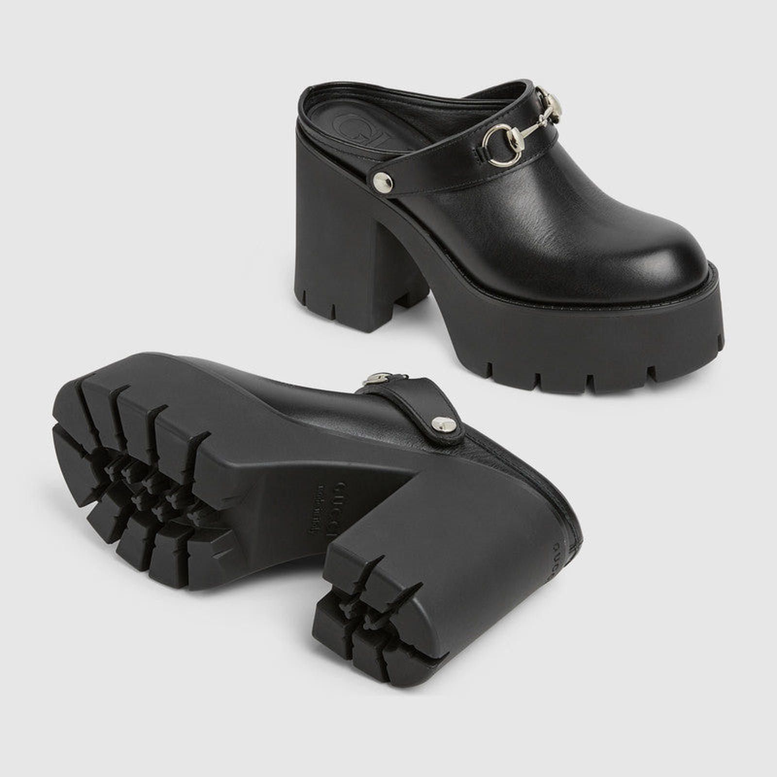 Gucci Gucci Horsebit Leather Platform Mules Size US 6.5 / IT 36.5 - 4 Thumbnail