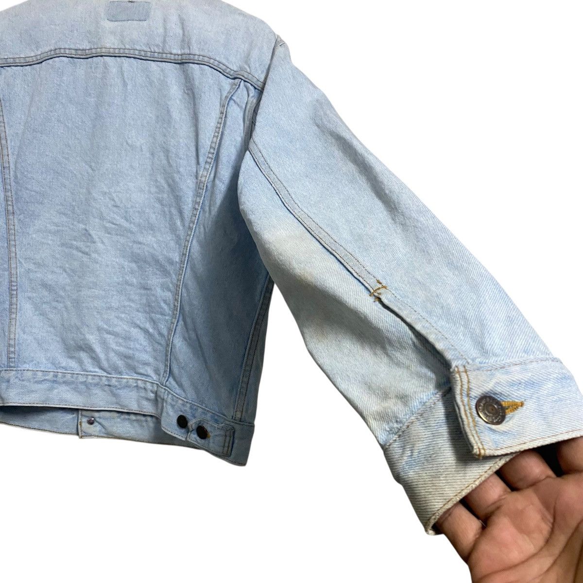 Levi's Vintage Levis 70506 Denim Trucker Jacket Distressed Faded Size US L / EU 52-54 / 3 - 13 Thumbnail