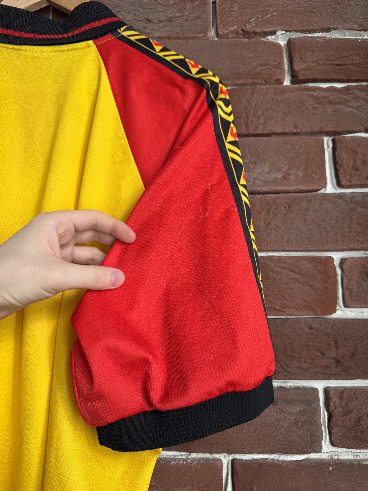 Le Coq Sportif Vintage 1998 Le Coq Sportif Watford Premier League Football Size US XL / EU 56 / 4 - 14 Thumbnail