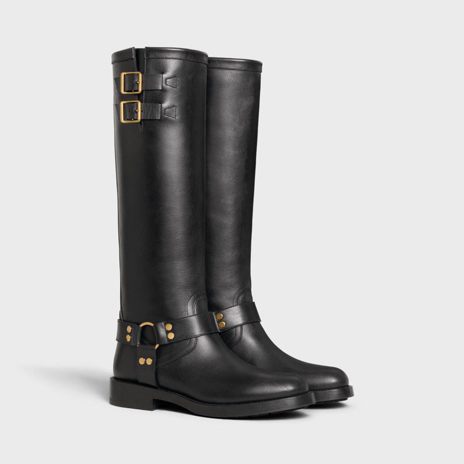 Celine Celine Biker Vegetal High Boots Size US 5 / IT 35 - 2 Thumbnail