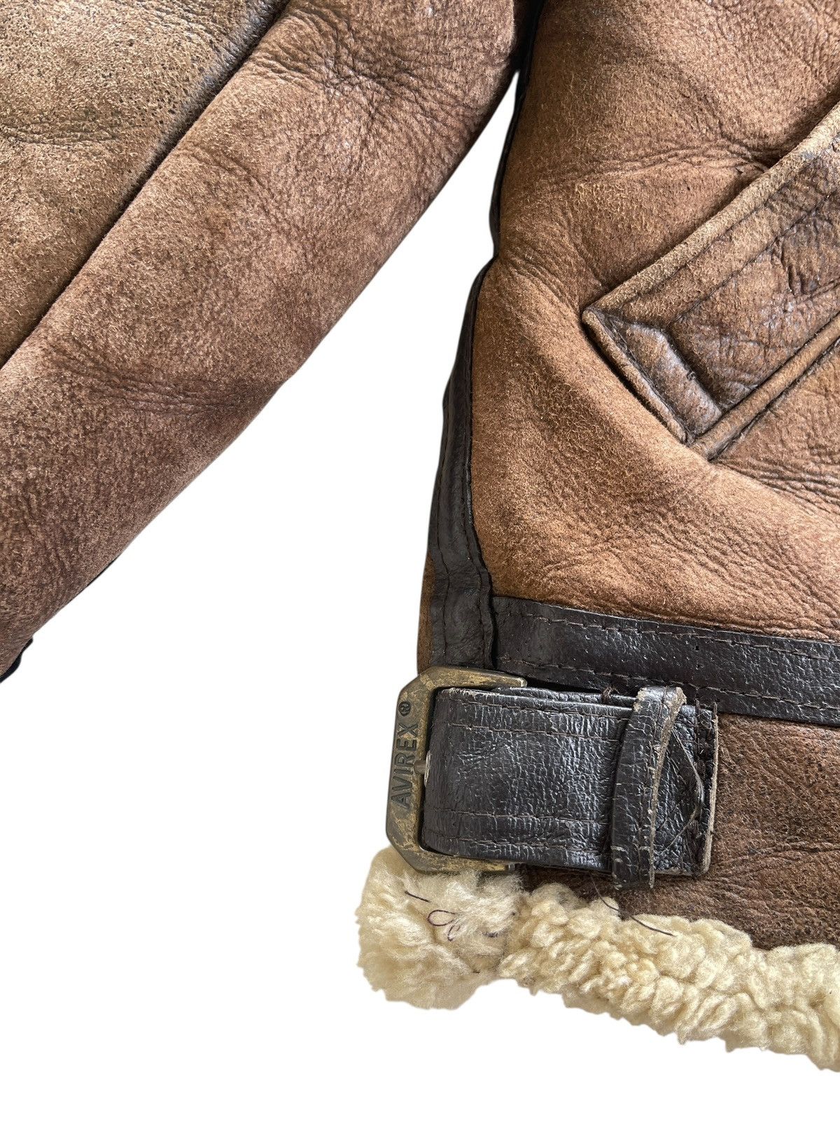 Avirex Avirex Type B-3 Sheepskin Shearling Jacket (size 38) Size US M / EU 48-50 / 2 - 19 Thumbnail