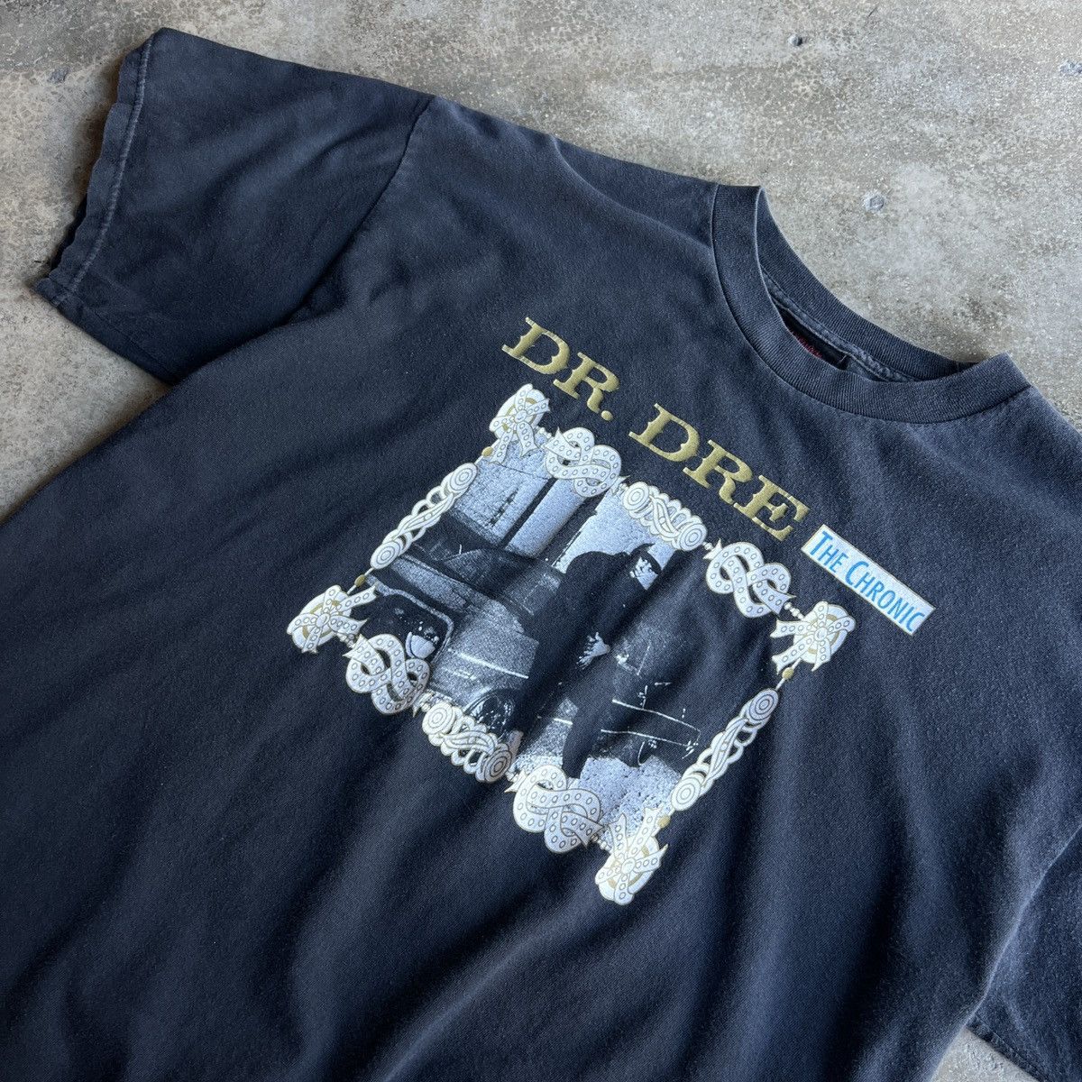 Death Row Records Dr. Dre The Chronic Vtg Tee XL Boxy 2005 Size US XL / EU 56 / 4 - 4 Thumbnail