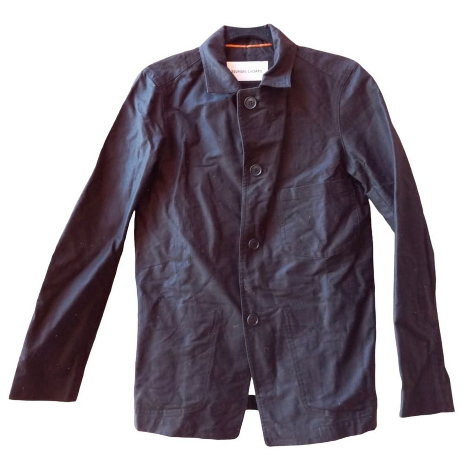Tsumori Chisato Tsumori Chisato black poplin jacket size L Size L / US 10 / IT 46 - 1 Thumbnail