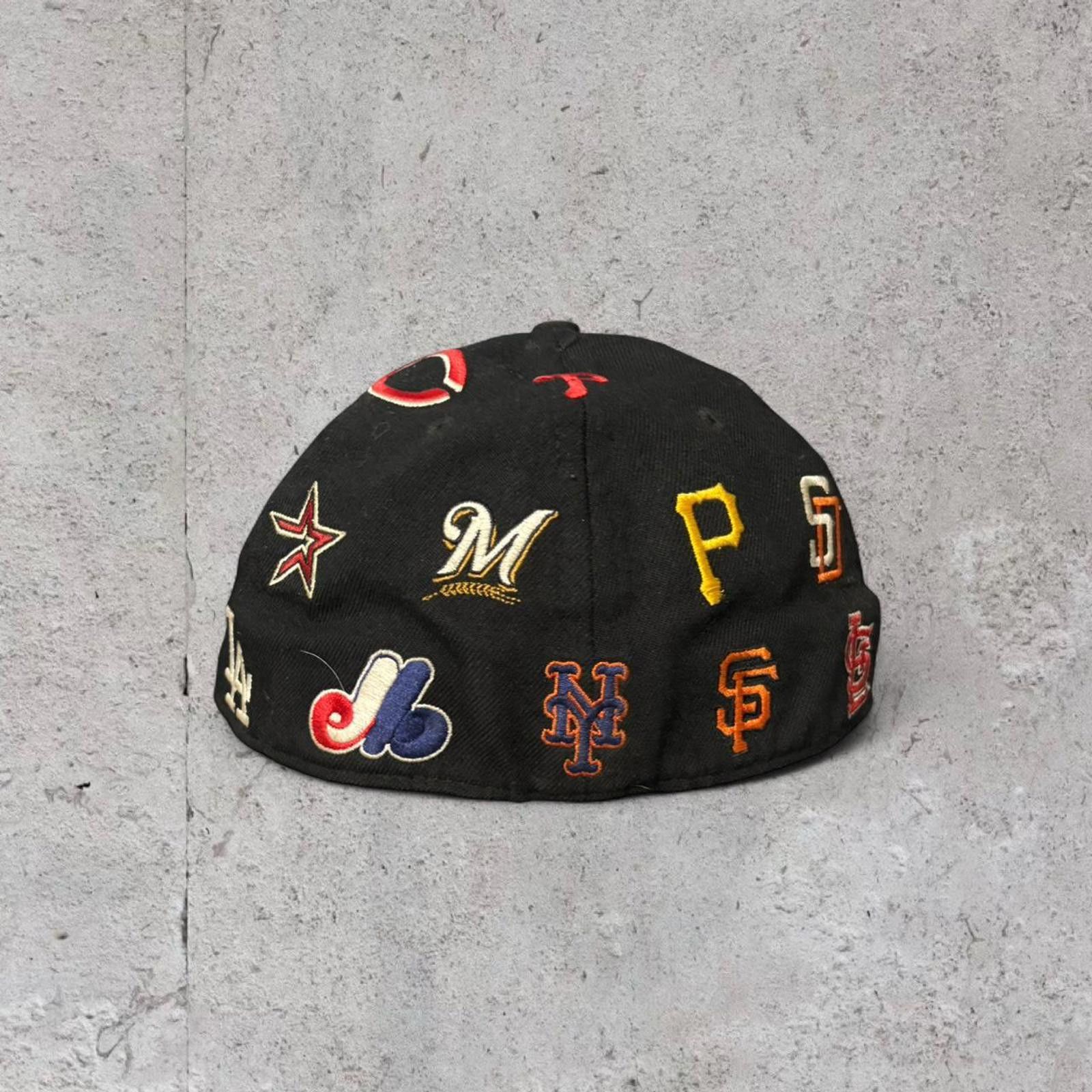 MLB Vintage 90’s MLB Baseball Hat Cap All Over Logos 16 Teams Size ONE SIZE - 3 Thumbnail