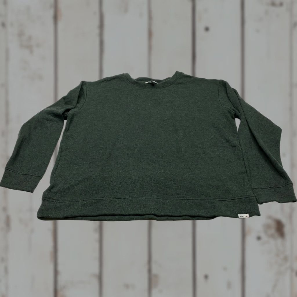 Orvis Orvis Sweatshirt Mens Large L Green Pullover Crew Long Sleeve Fleece Forest 7749 Size US L / EU 52-54 / 3 - 1 Thumbnail