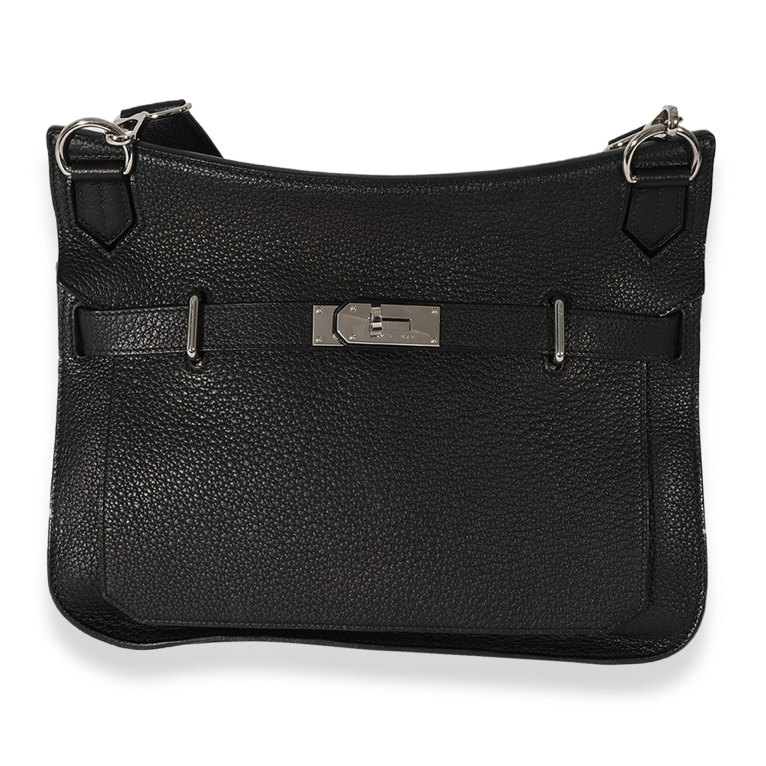 Hermes Black Clemence Jypsiere 34 PHW