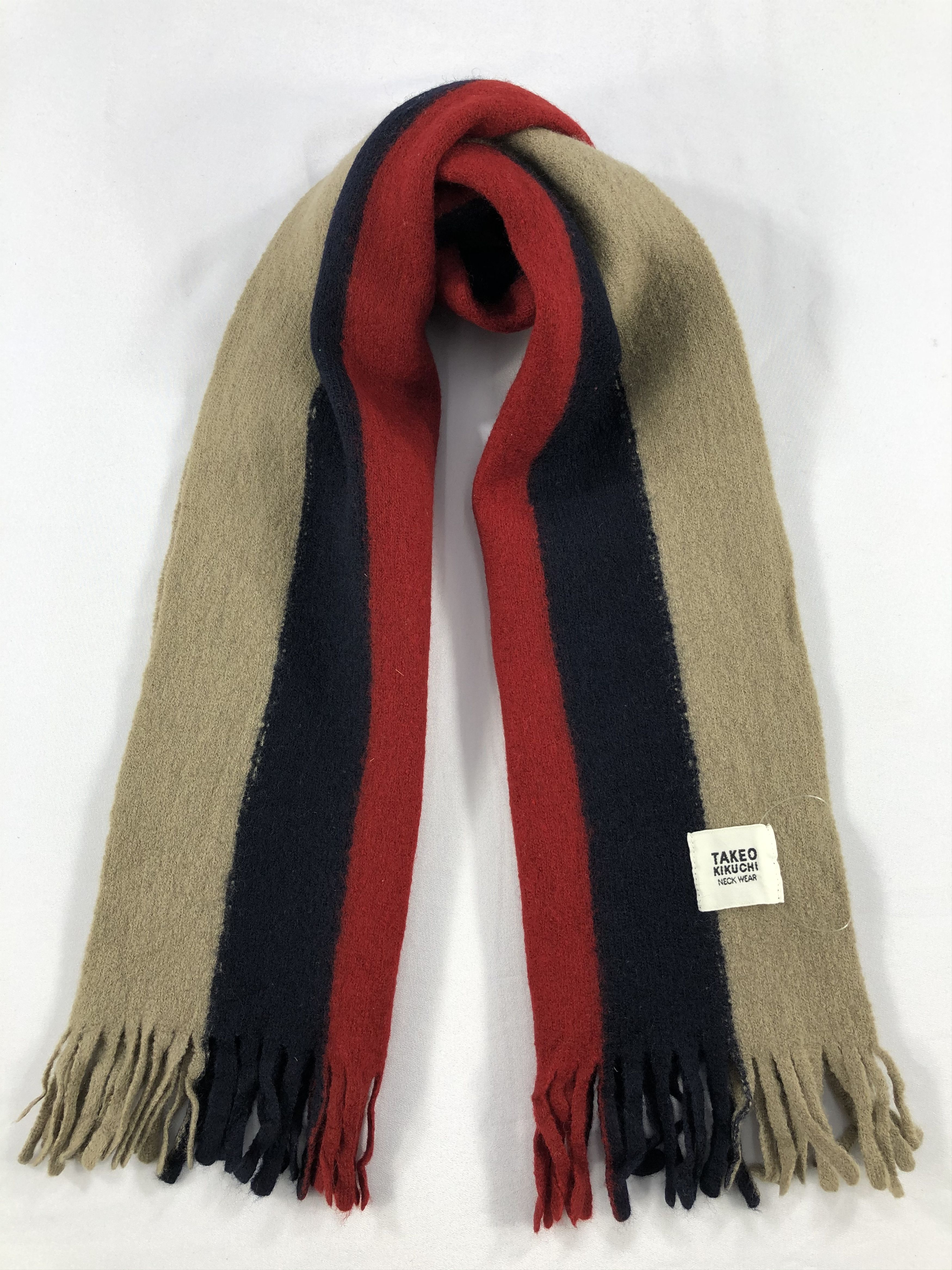 Takeo Kikuchi Vintage Takeo Kikuchi Scarf/Muffler/Neckwear MF1697 Size ONE SIZE - 1 Thumbnail