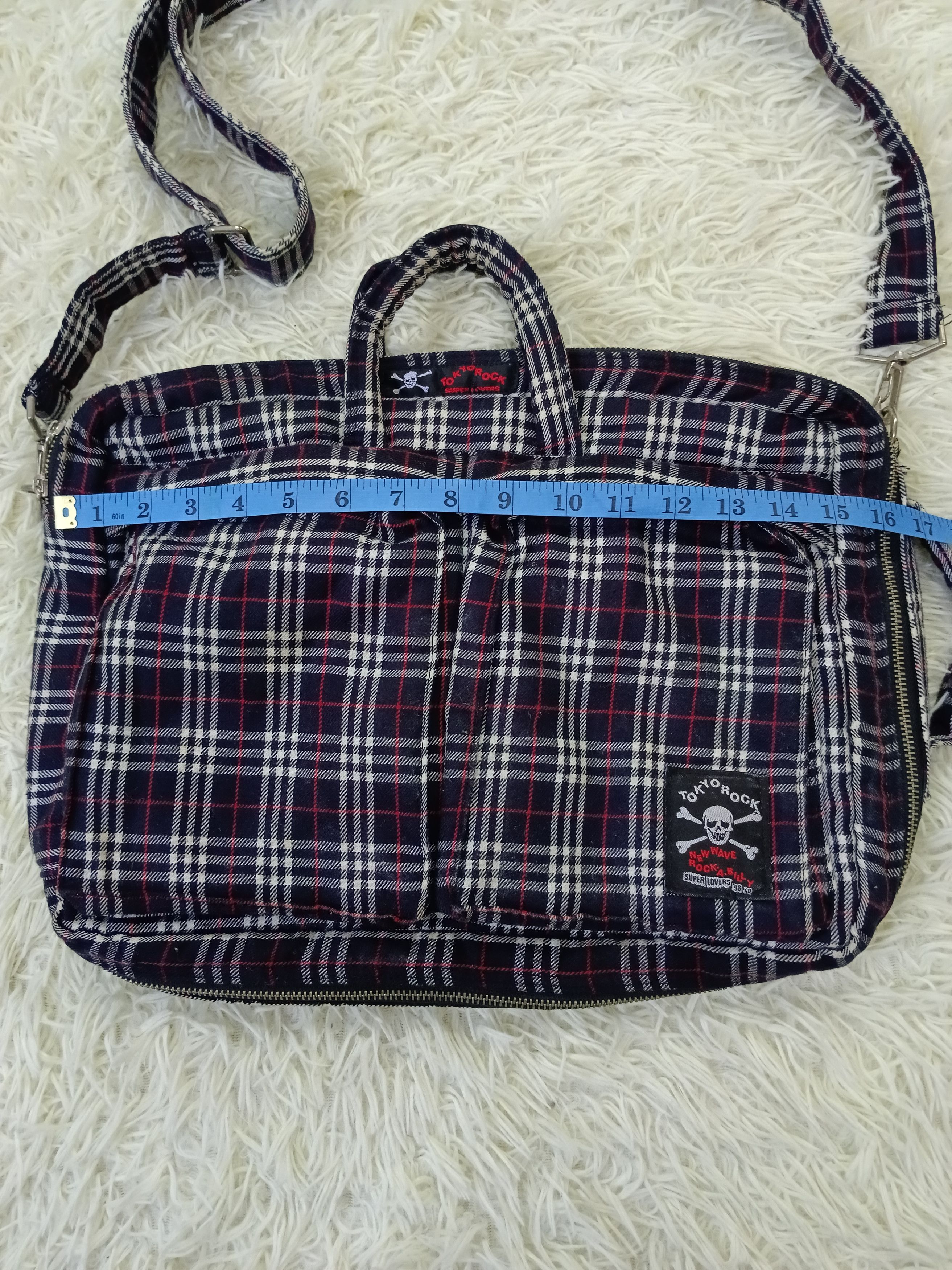 Japanese Brand SUPER LOVERS TARTAN 3WAYS BAGPACK Size ONE SIZE - 8 Thumbnail