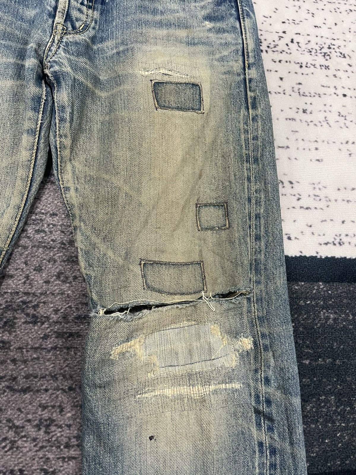 Hysteric Glamour Vintage Hysteric Glamour Distressed Denim Jeans Size US 32 / EU 48 - 5 Thumbnail