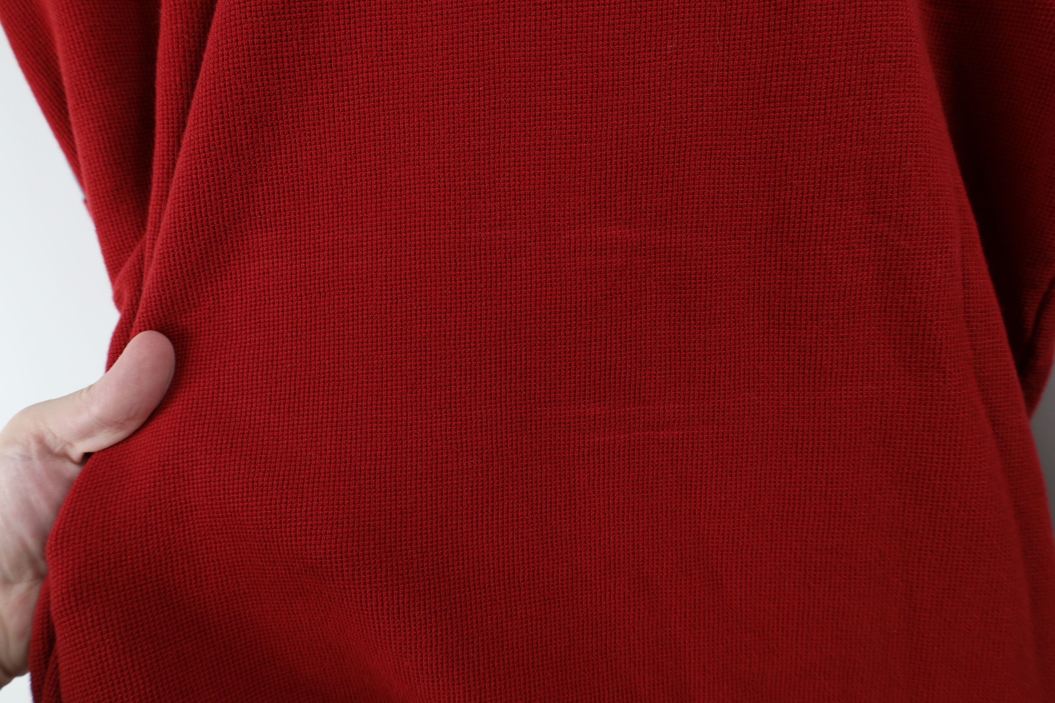 Nautica Vintage Nautica Thermal Waffle Knit Long Sleeve T-Shirt Red Size US XXL / EU 58 / 5 - 10 Thumbnail
