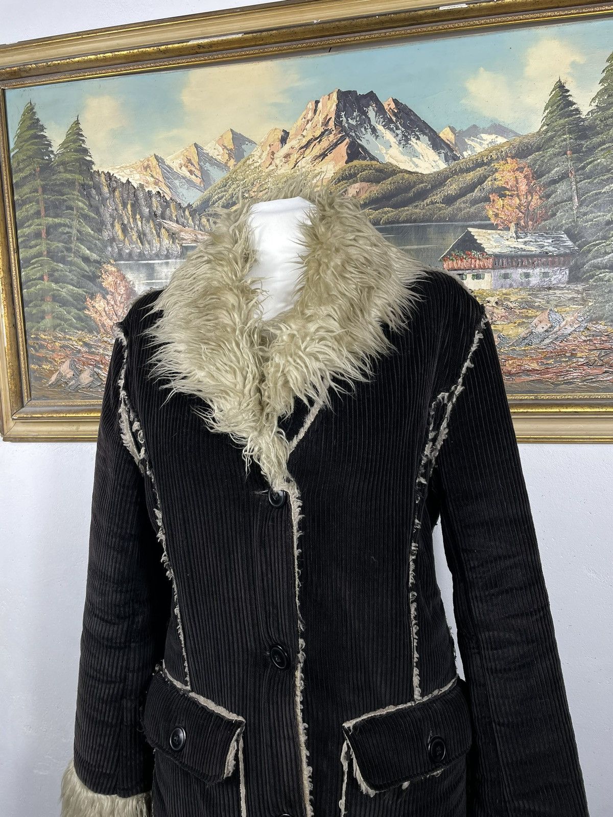 If Six Was Nine × Le Grande Bleu (L.G.B.) Button Ups Coat Avant Garde Affliction Grunge Retro 00s Size XL / US 12-14 / IT 48-50 - 5 Thumbnail