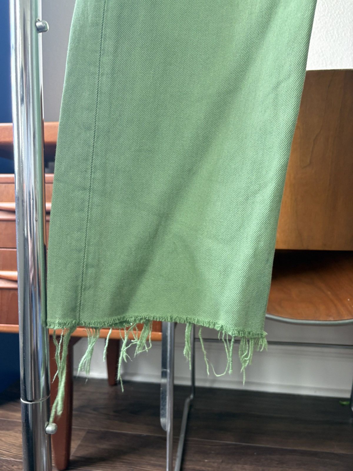 Levi's 501 Made In Spain Green 90’s Size US 32 / EU 48 - 6 Thumbnail