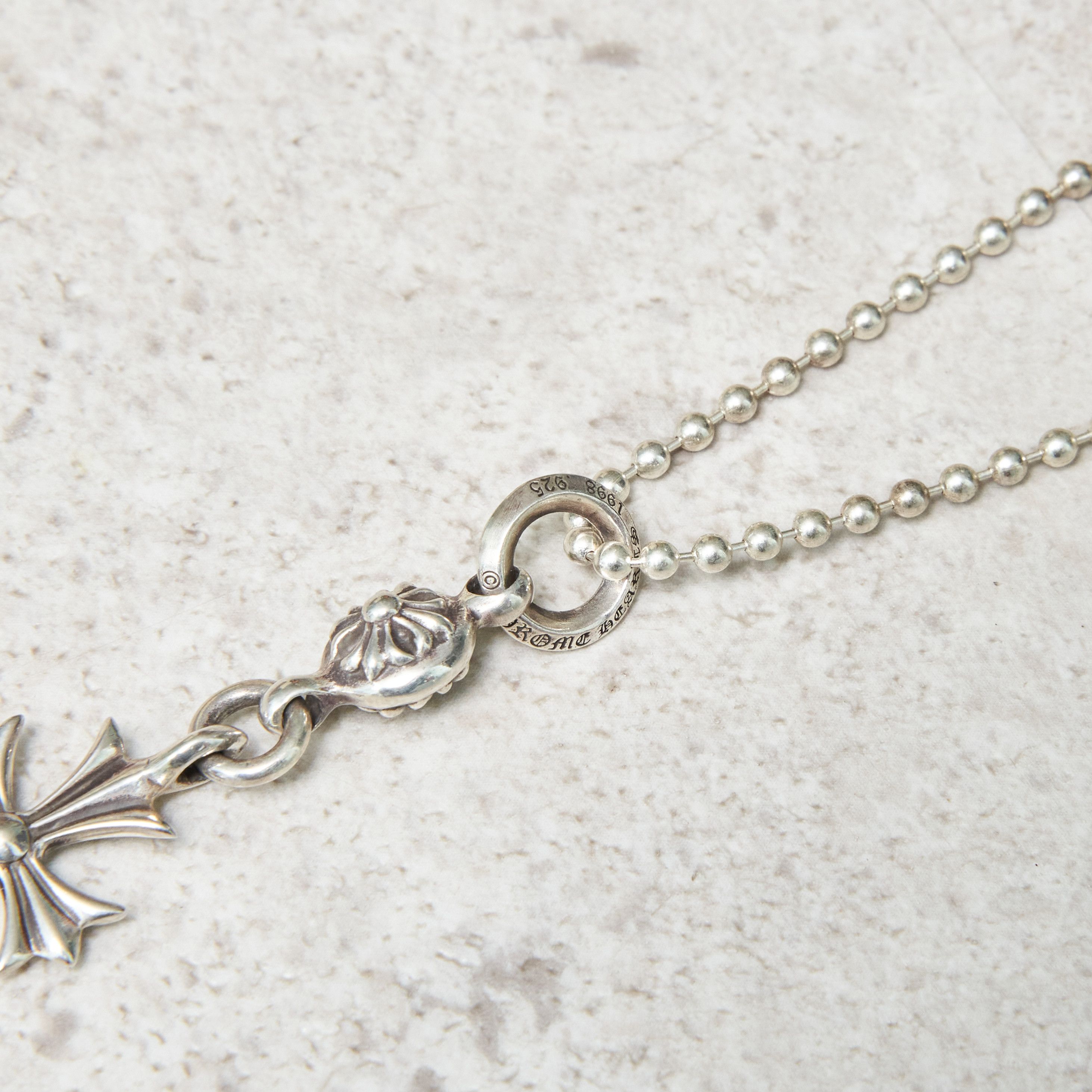 Chrome Hearts CHROME HEARTS Tiny Cross Ball Chain Necklace Size ONE SIZE - 2 Thumbnail