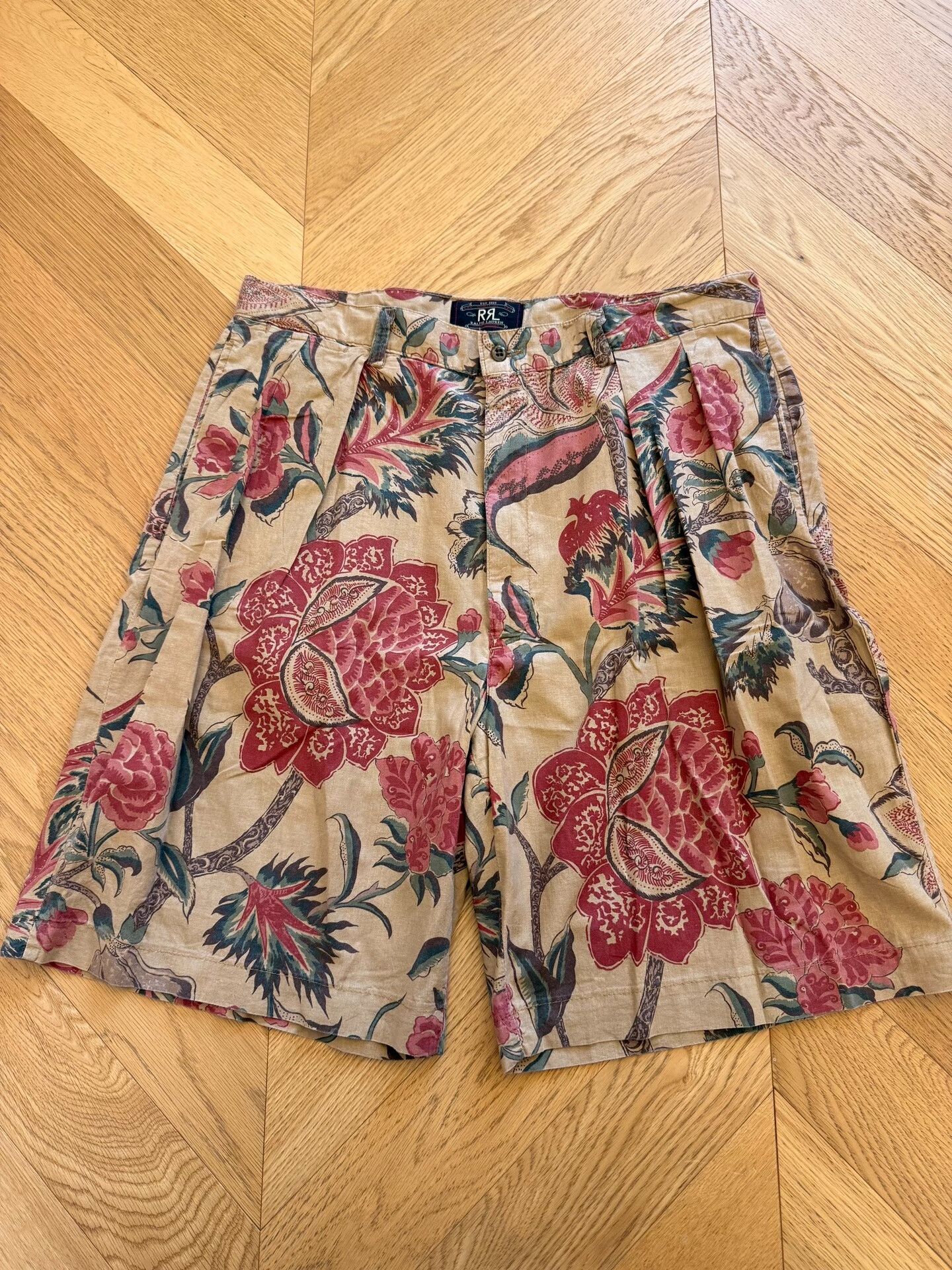 RRL Ralph Lauren Vintage RRL Hawaiian Casual Shorts Size US 36 / EU 52 - 1 Thumbnail