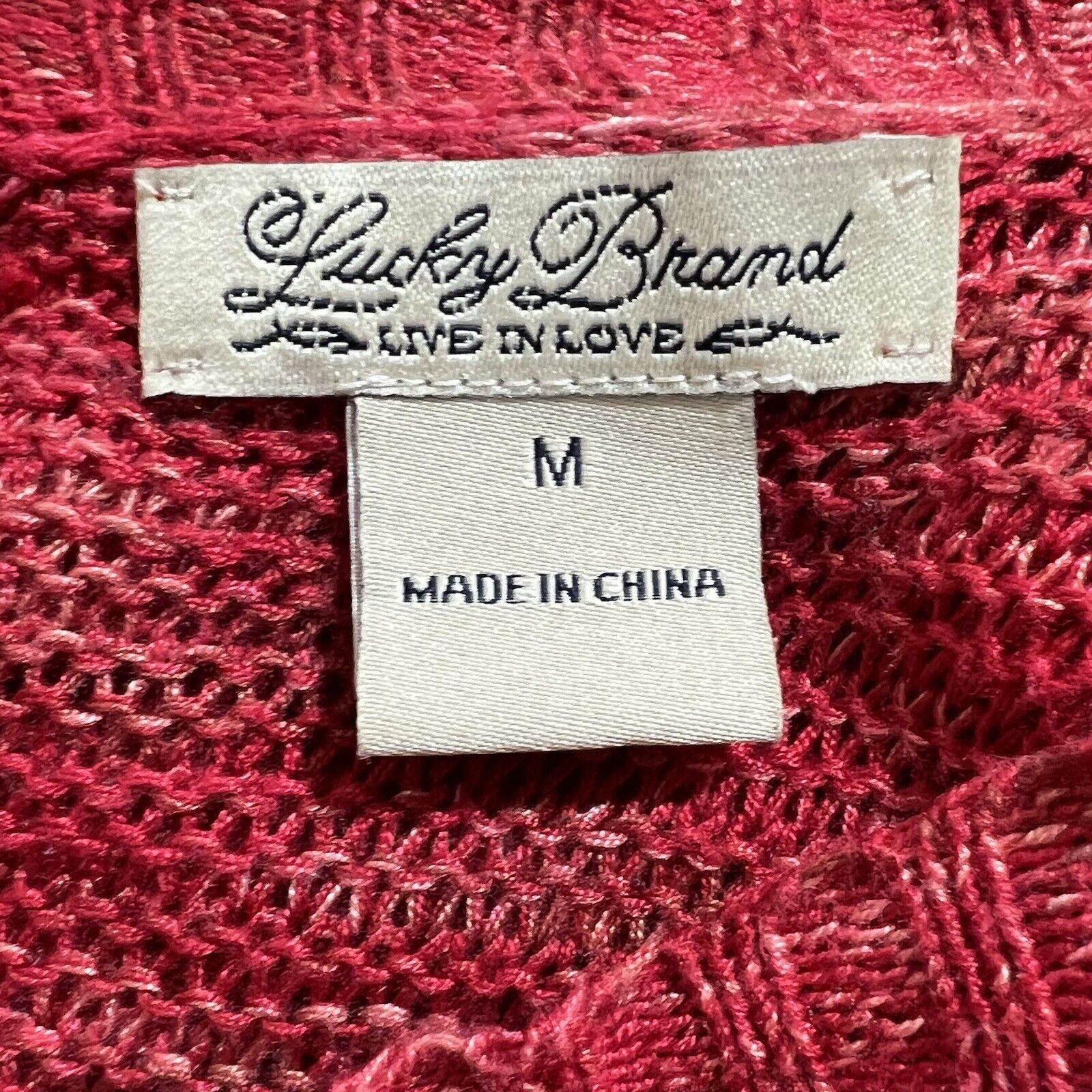 Lucky Brand Lucky Brand Long Sleeve Scoop Neck Sweater Button Size M / US 6-8 / IT 42-44 - 3 Thumbnail