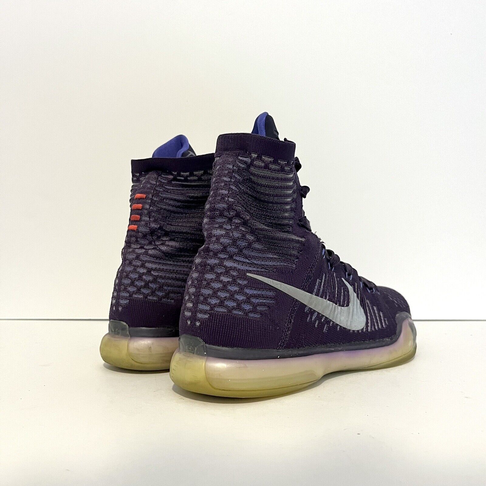 Nike 2014 Nike Kobe 10 X Elite High Team Pack Purple Ink Sz 10 Size US 10 / EU 43 - 4 Thumbnail