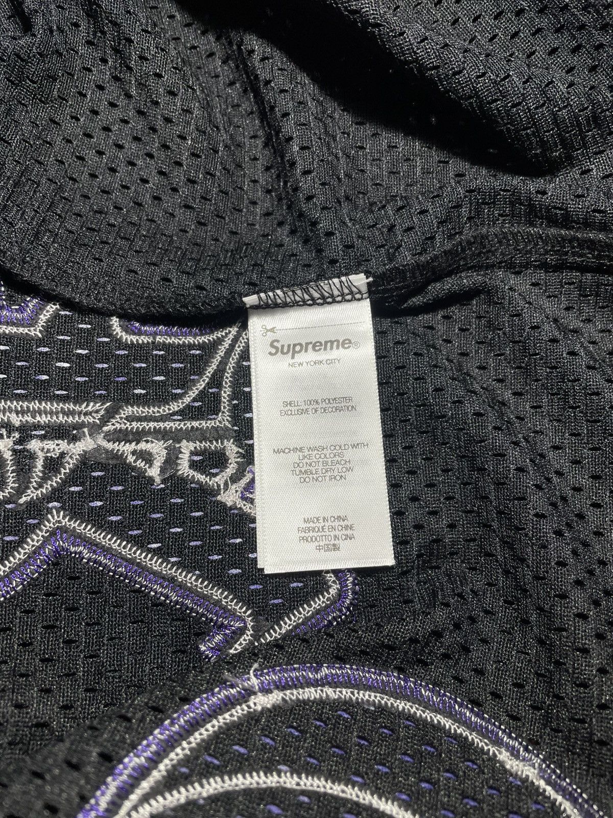 Supreme Supreme Old English Baseball Jersey (Large) Size US L / EU 52-54 / 3 - 4 Thumbnail