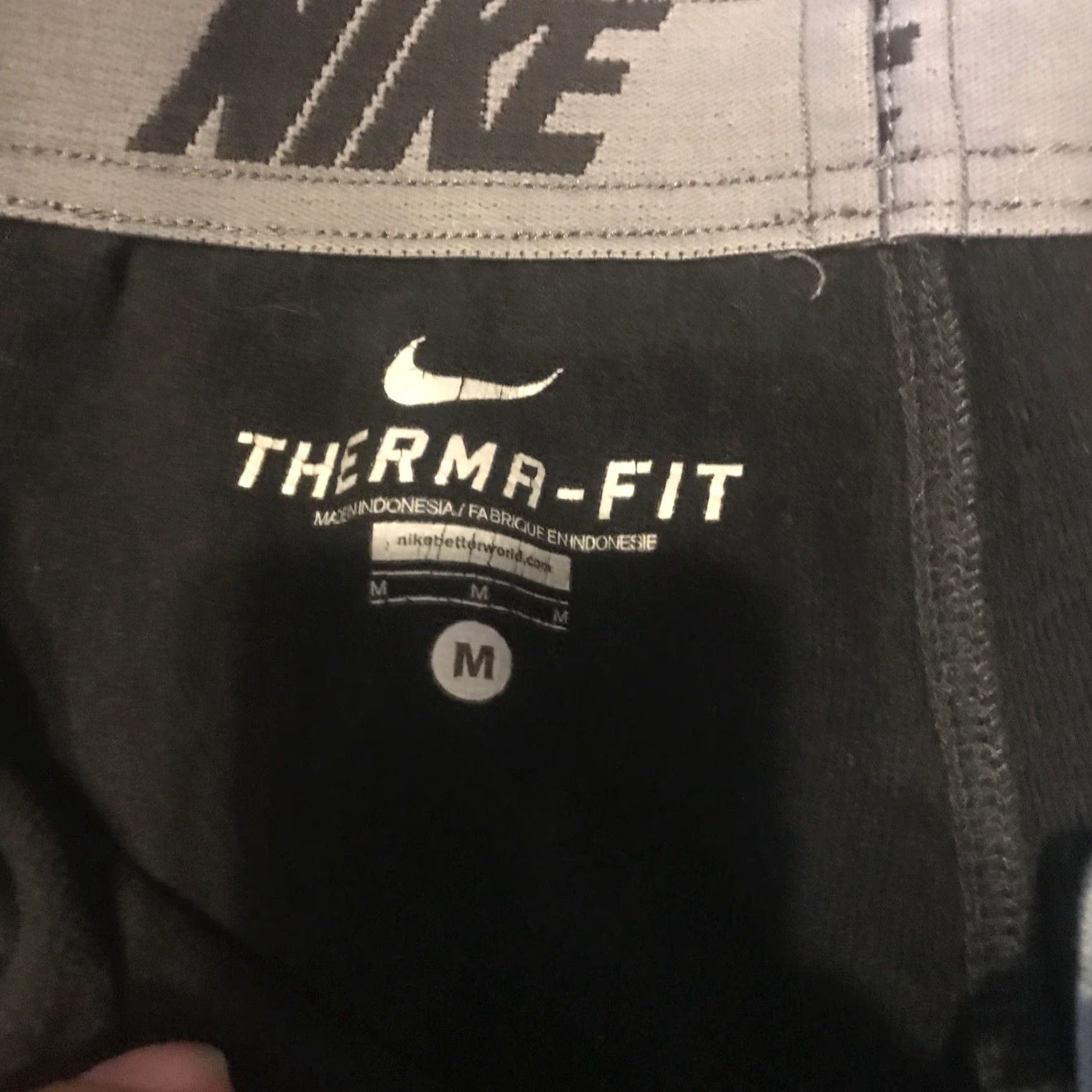 Nike Nike Therma KO knockout fleece pants Mens M Black Straight Pockets Athletic Jogging Sweatpants Style 379431010 Size US 31 - 2 Thumbnail