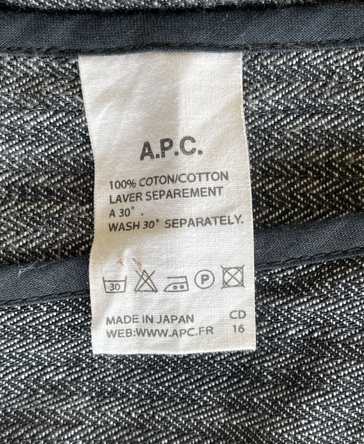 A.P.C. A.P.C Herringbone Chore Jacket Size US M / EU 48-50 / 2 - 5 Thumbnail