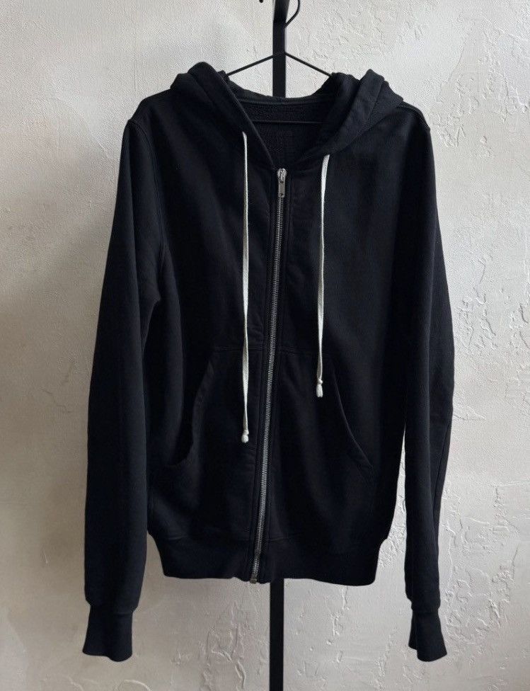 Rick Owens Drkshdw BLACK MILK ZIPPER UP HOODIE DRKSHDW Size US XL / EU 56 / 4 - 1 Thumbnail