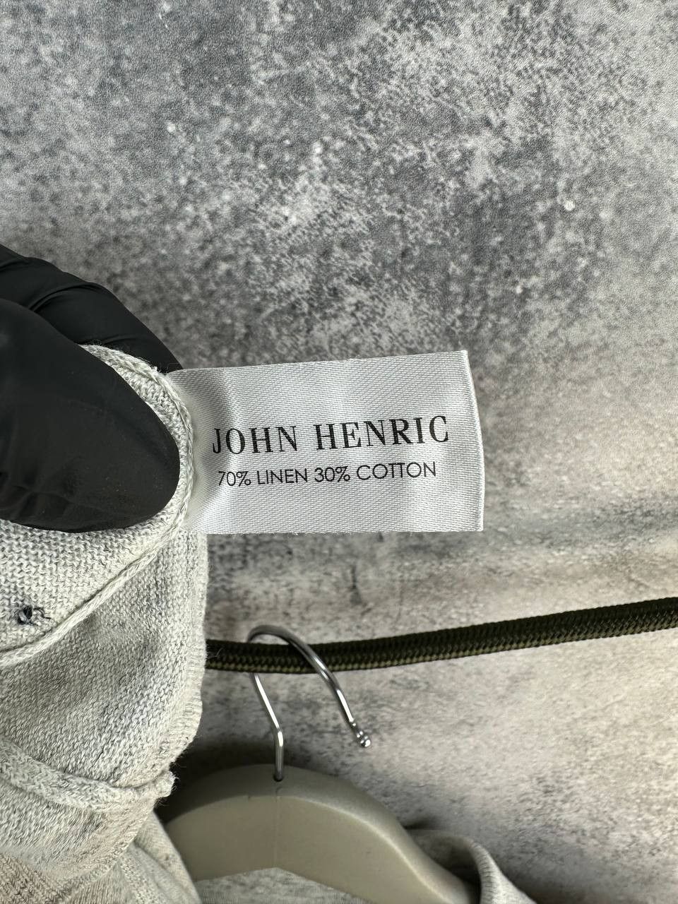 Other John Henric Sweden Polo Shirt Linen Cotton Knit Light SS Size US M / EU 48-50 / 2 - 9 Thumbnail