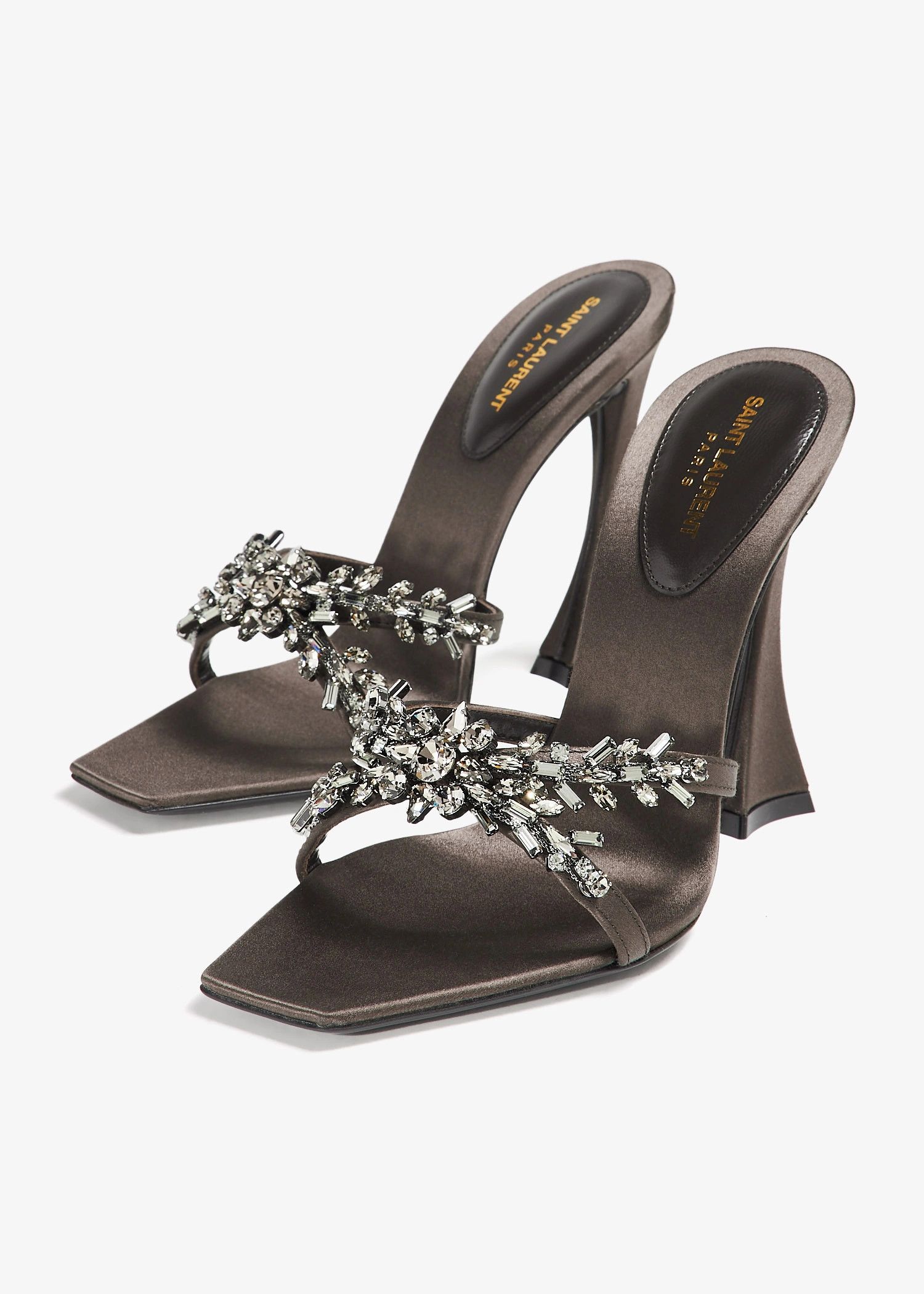 Saint Laurent Paris o1bcso1str1225 Sandals in Dark Brown Size US 8 / IT 38 - 1 Thumbnail