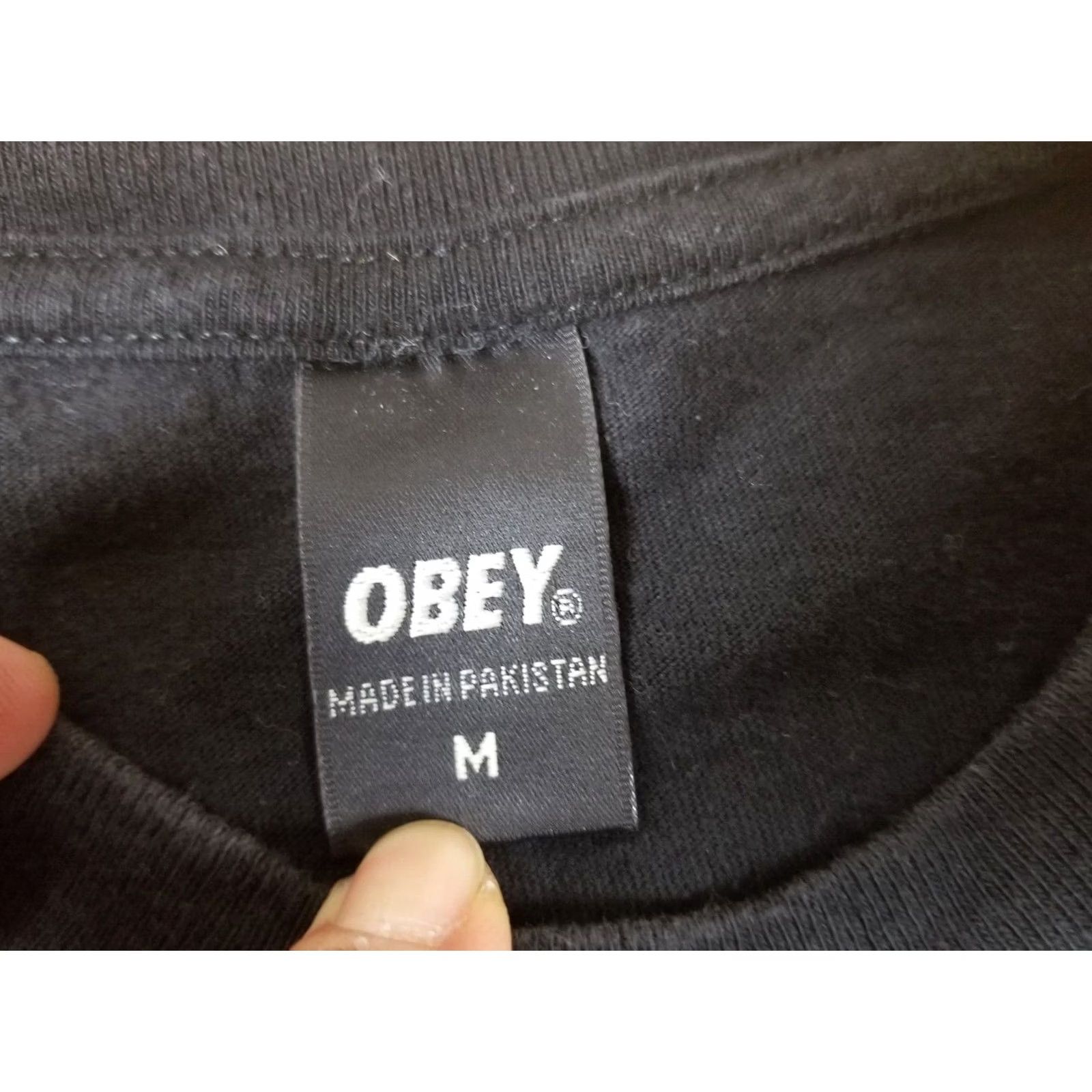 Obey OBEY T-Shirt Men Black XS? (invalid) Size US M / EU 48-50 / 2 - 3 Thumbnail