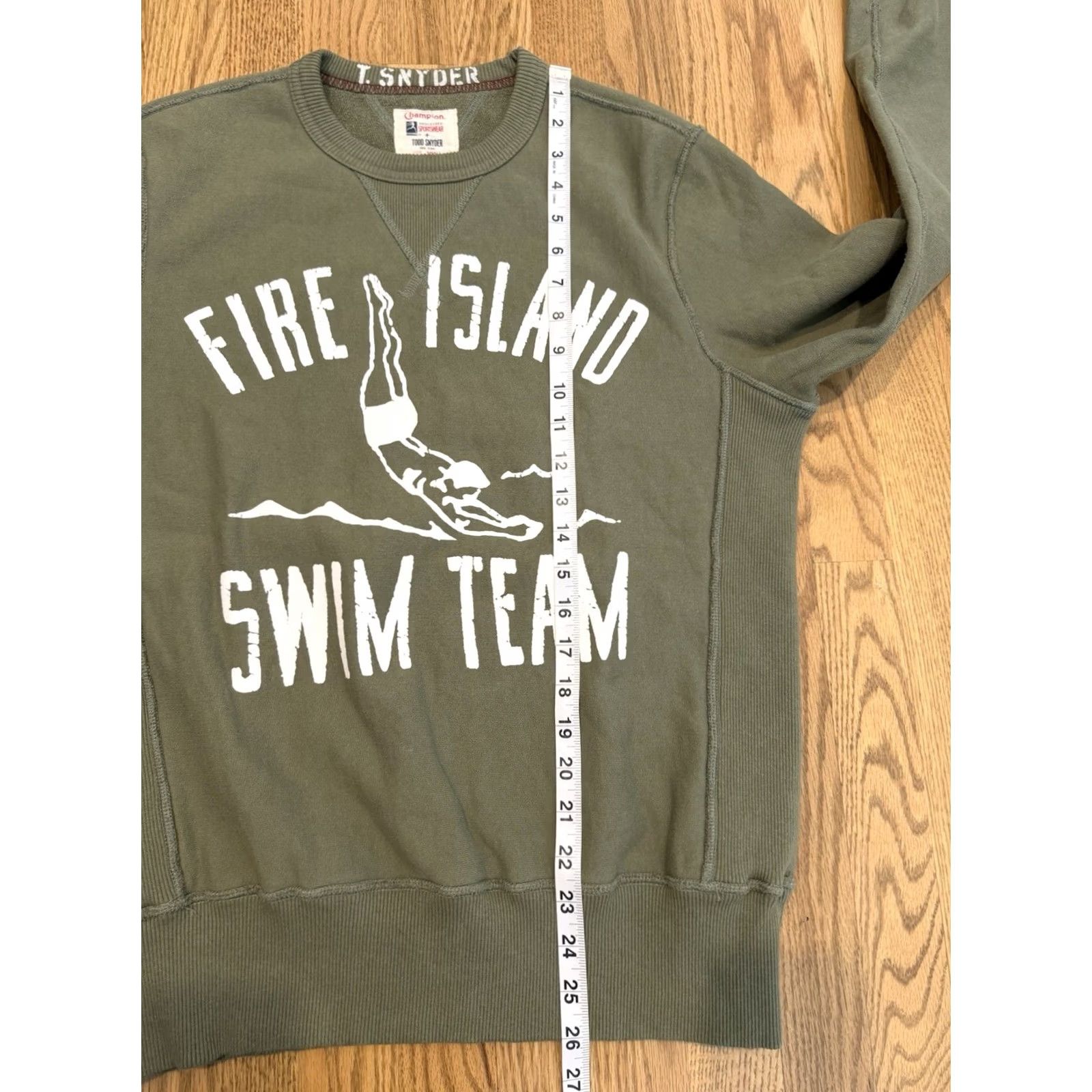 Todd Snyder Todd Snyder Sweatshirt Men’s Small Green Graphic Print Crewneck Pullover Long Sleeve Fleece Cotton Size US S / EU 44-46 / 1 - 7 Thumbnail