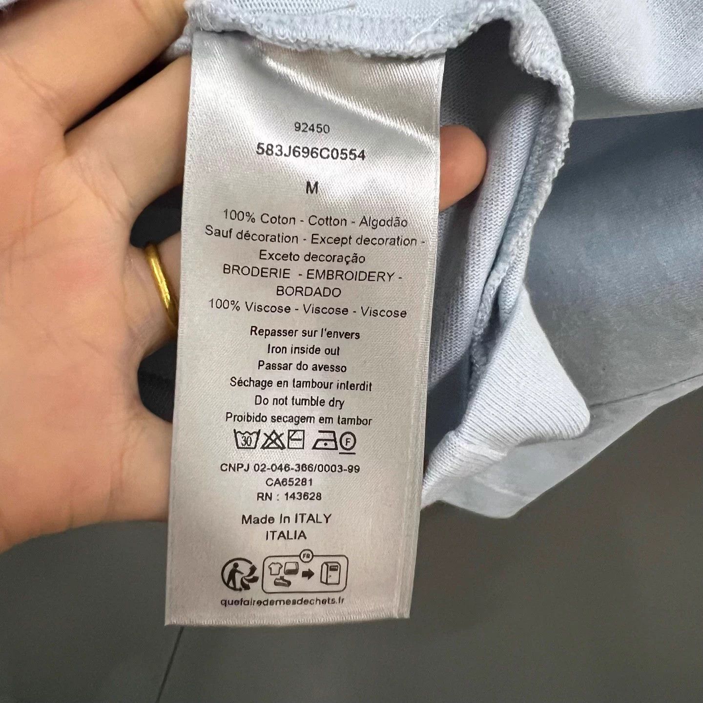 Dior Dior 25SS Men's Cat Logo Tee M 98 New Size M / US 6-8 / IT 42-44 - 3 Thumbnail
