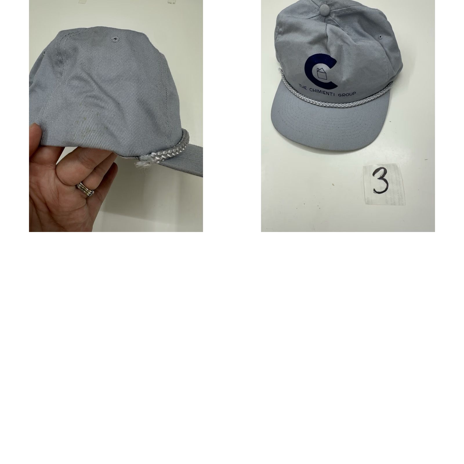 Roper T.I Snapback Hat The Chimienti Group Gray Rope Adjustable Cap Men Baseball Cap Casual Outdoor Overall Lightweight Adjustable One Size Gray Mens Size ONE SIZE - 8 Thumbnail
