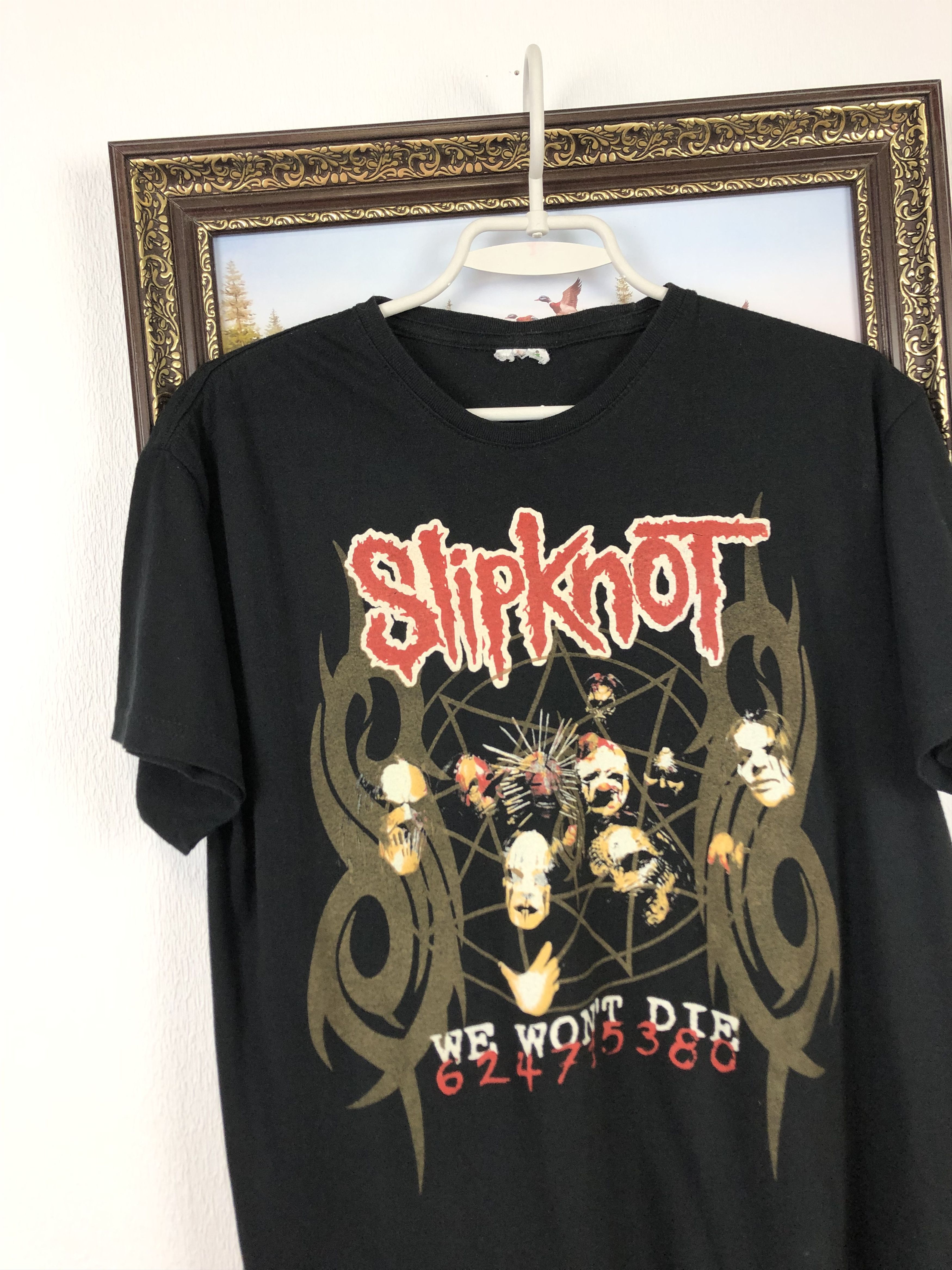 Band Tees Vintage Slipknot We Wont Die Band Tee Shirt Rare Size US S / EU 44-46 / 1 - 3 Thumbnail