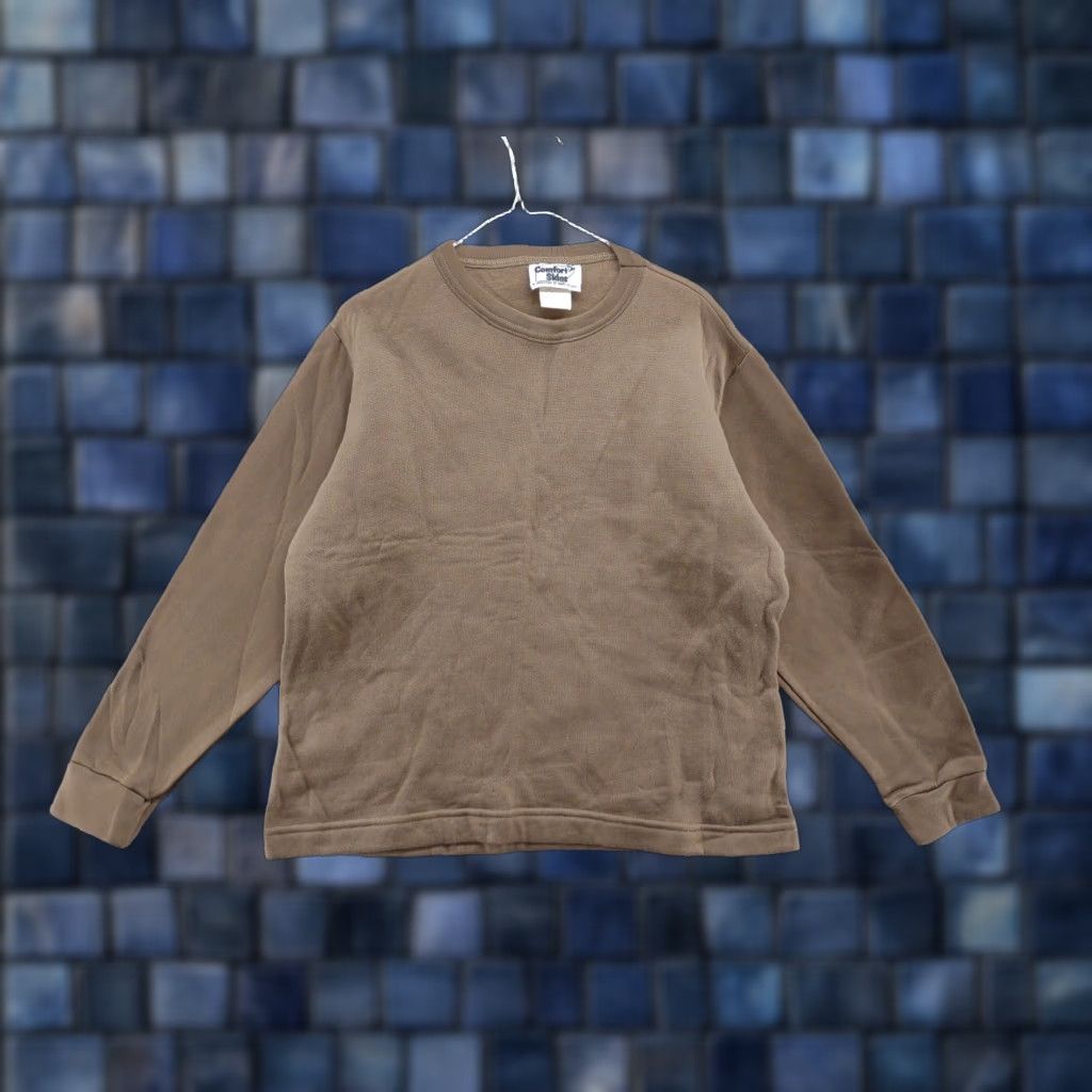 Vintage VINTAGE Comfort Skins Shirt SZ L Beige 90s Base Layer Thermal Long Sleeve Mens Size US L / EU 52-54 / 3 - 1 Thumbnail
