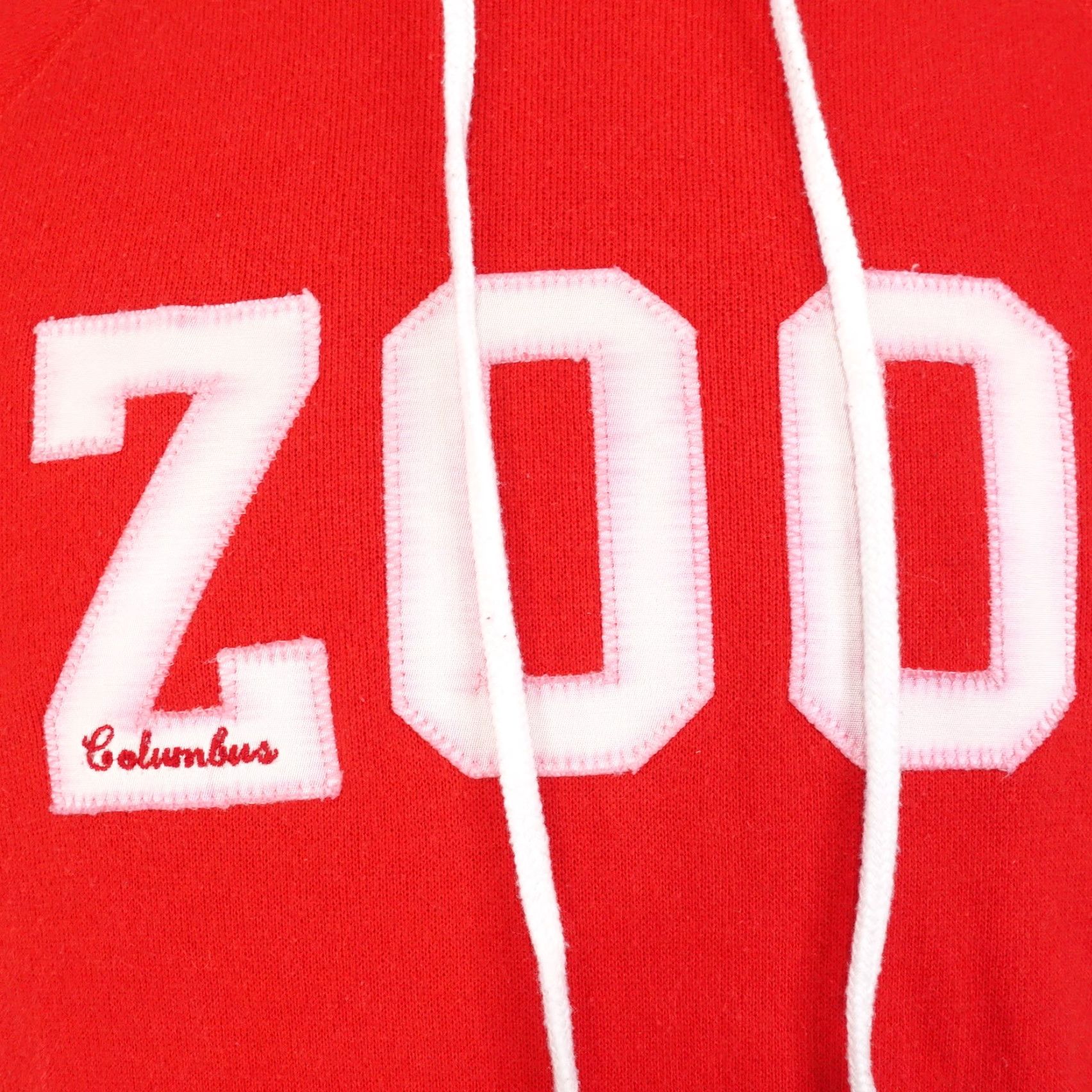 Hanes VINTAGE HANES COLUMBUS ZOO HOODIE M RED 80s 90s USA MADE MEN'S Size US M / EU 48-50 / 2 - 3 Thumbnail