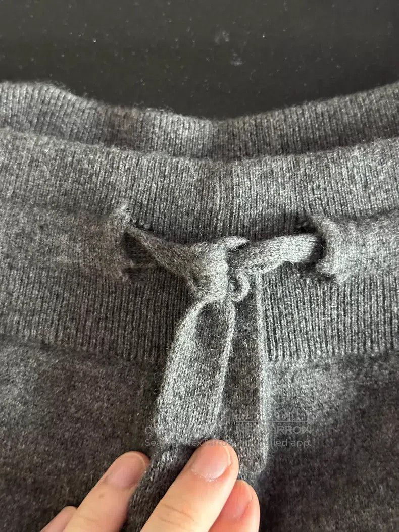 Thom Browne Thom Browne size 2 Grey Cashmere Sweatpants Size US 28 / EU 44 - 5 Thumbnail