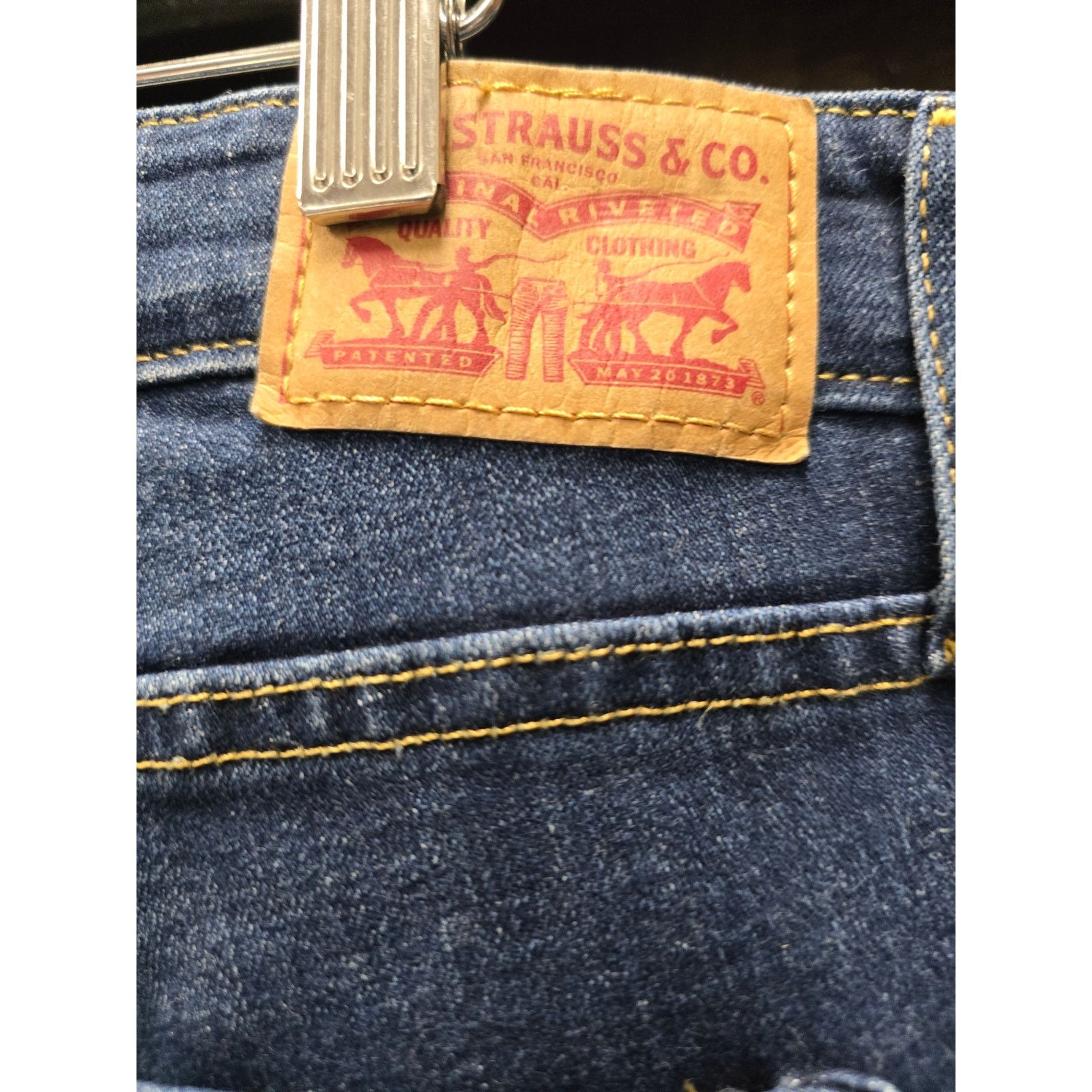 Levi's Levis 721 High Rise Skinny Jeans, Women's Size 33 Size 33" - 5 Thumbnail