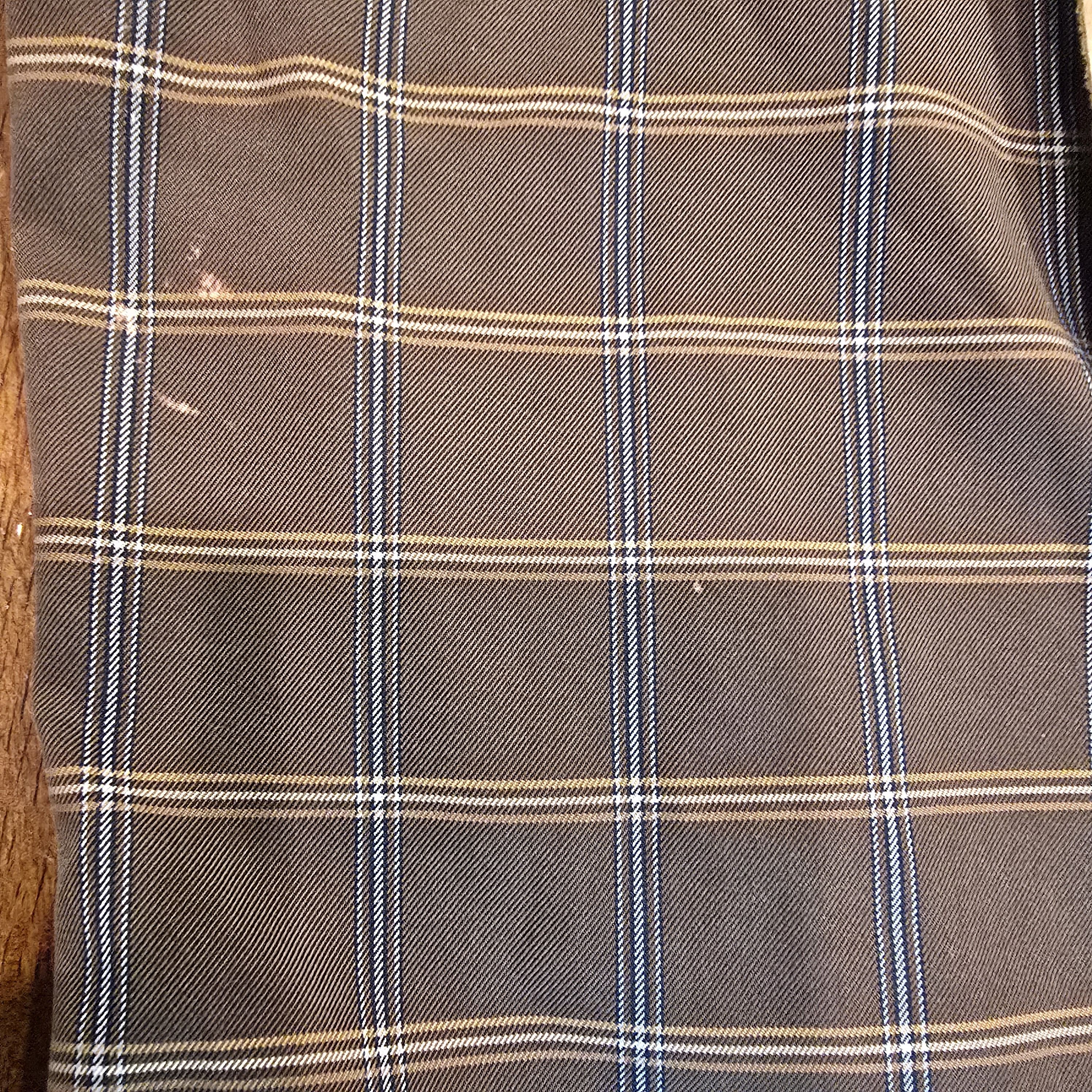 Brooks Brothers Brooks Brothers XL 1818 Regent Shirt Brown Blue Plaid Size US XL / EU 56 / 4 - 11 Thumbnail