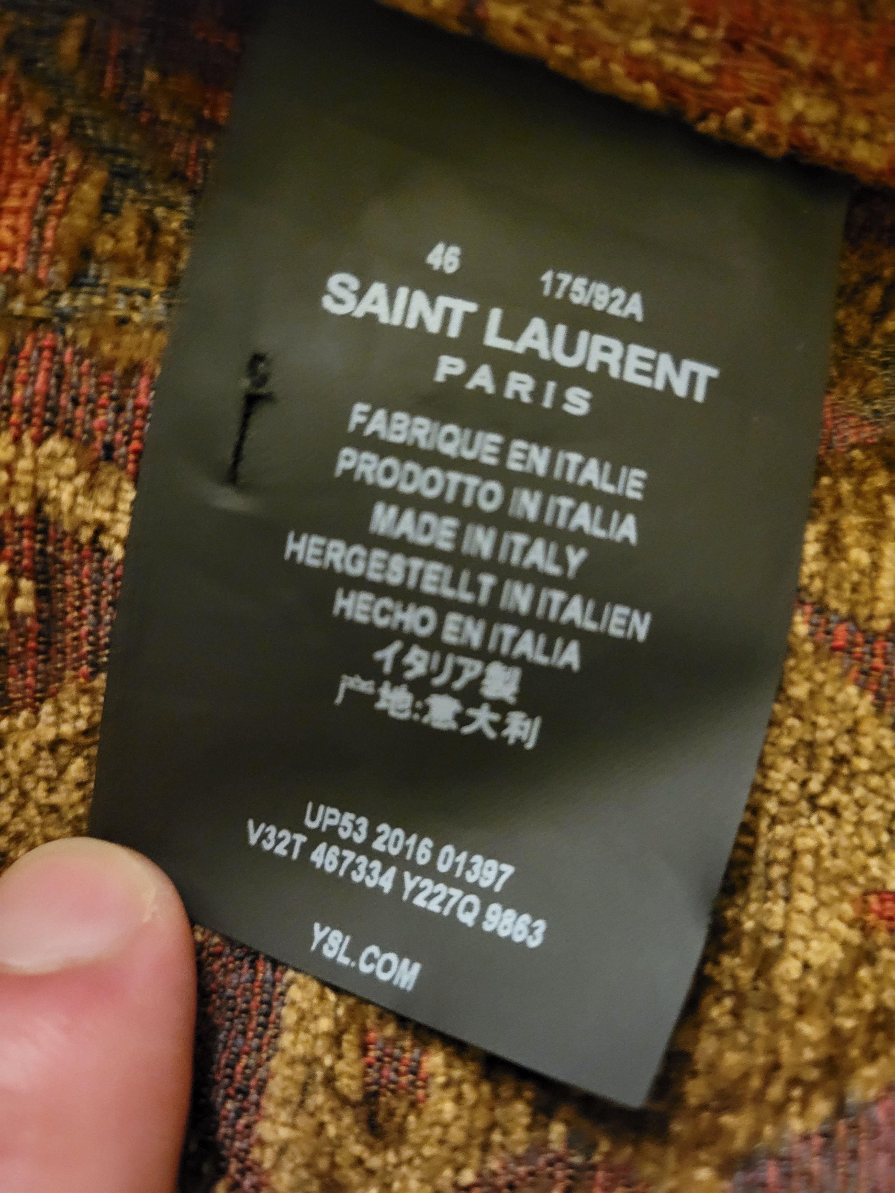 Saint Laurent Paris Saint Laurent Marrakech jacket Size US S / EU 44-46 / 1 - 8 Thumbnail