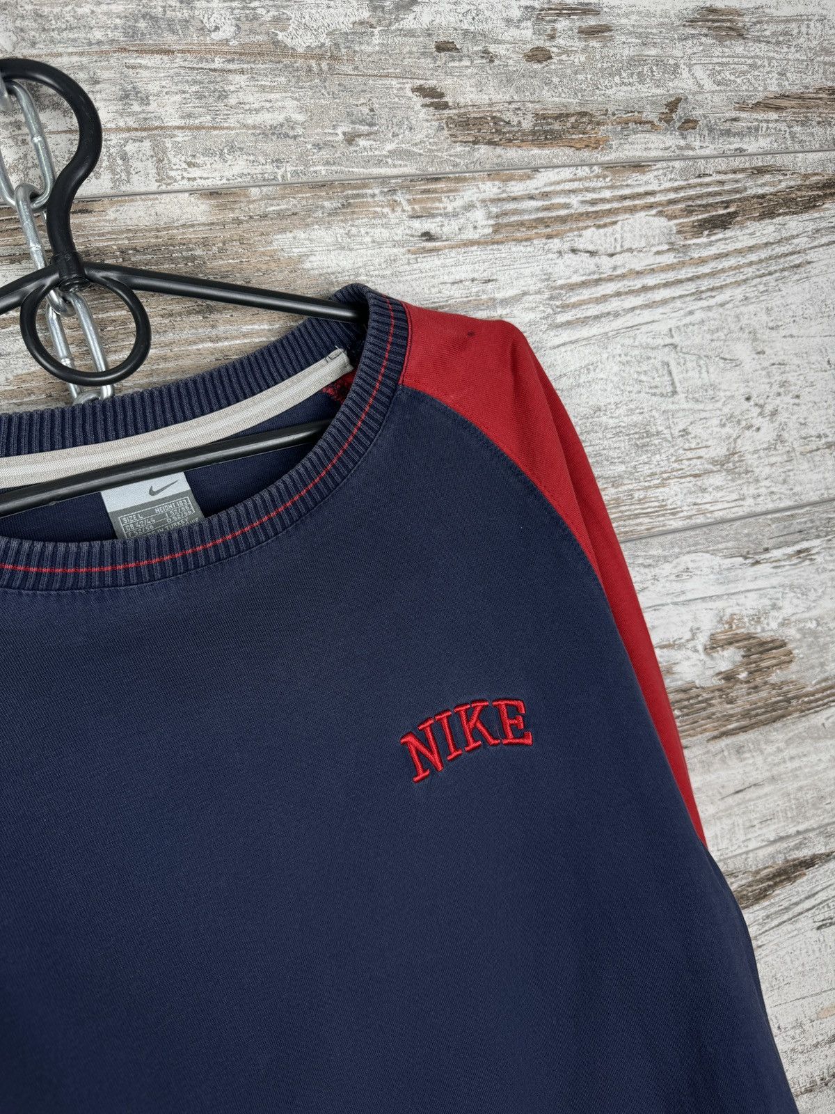 Nike × Vintage Mens Vintage Nike longsleeve T-shirt sweatshirt Size US L / EU 52-54 / 3 - 4 Thumbnail