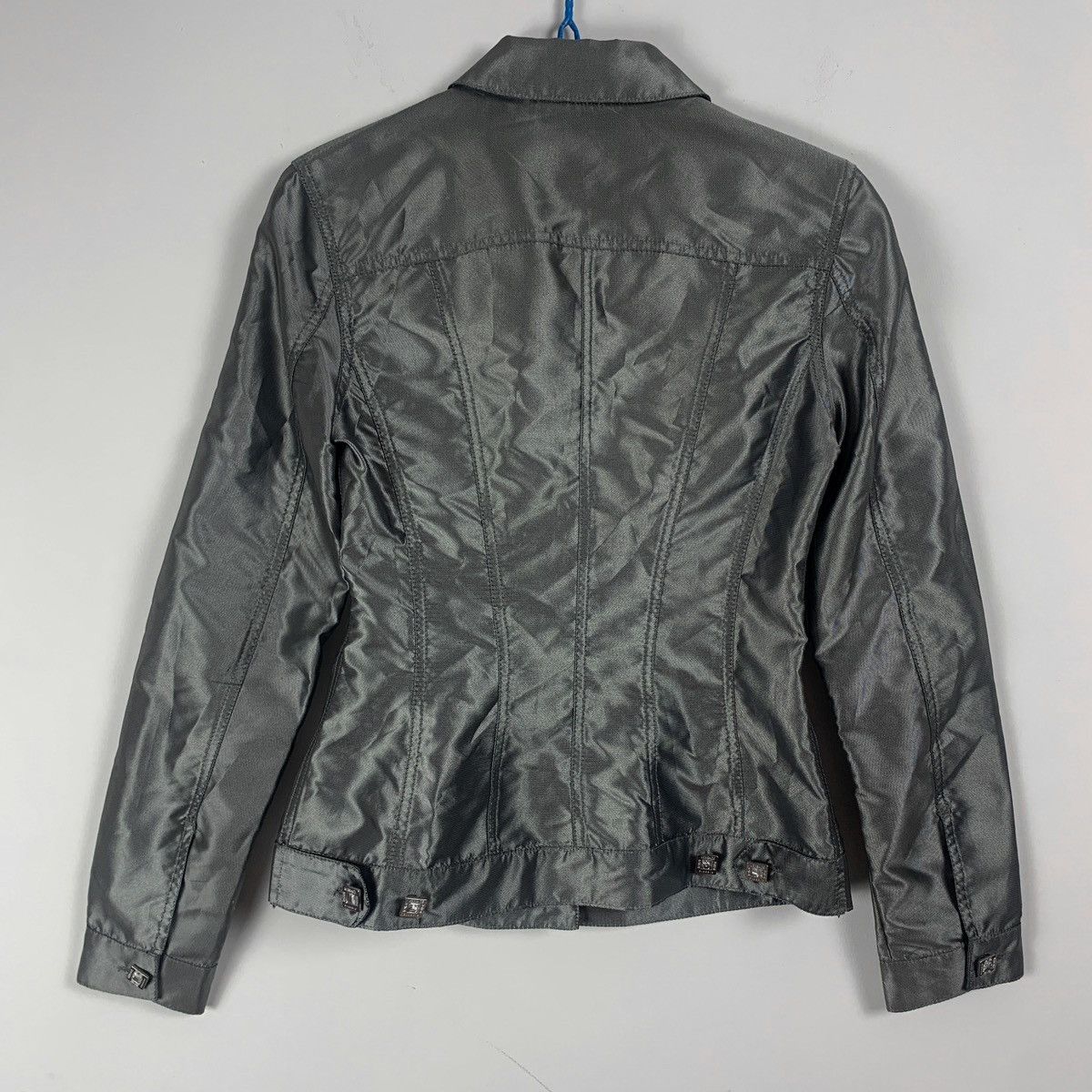 Versace × Versace Jeans Couture × Vintage Versace Classic V2 Vintage Nylon Blazer Size M / US 6-8 / IT 42-44 - 4 Thumbnail