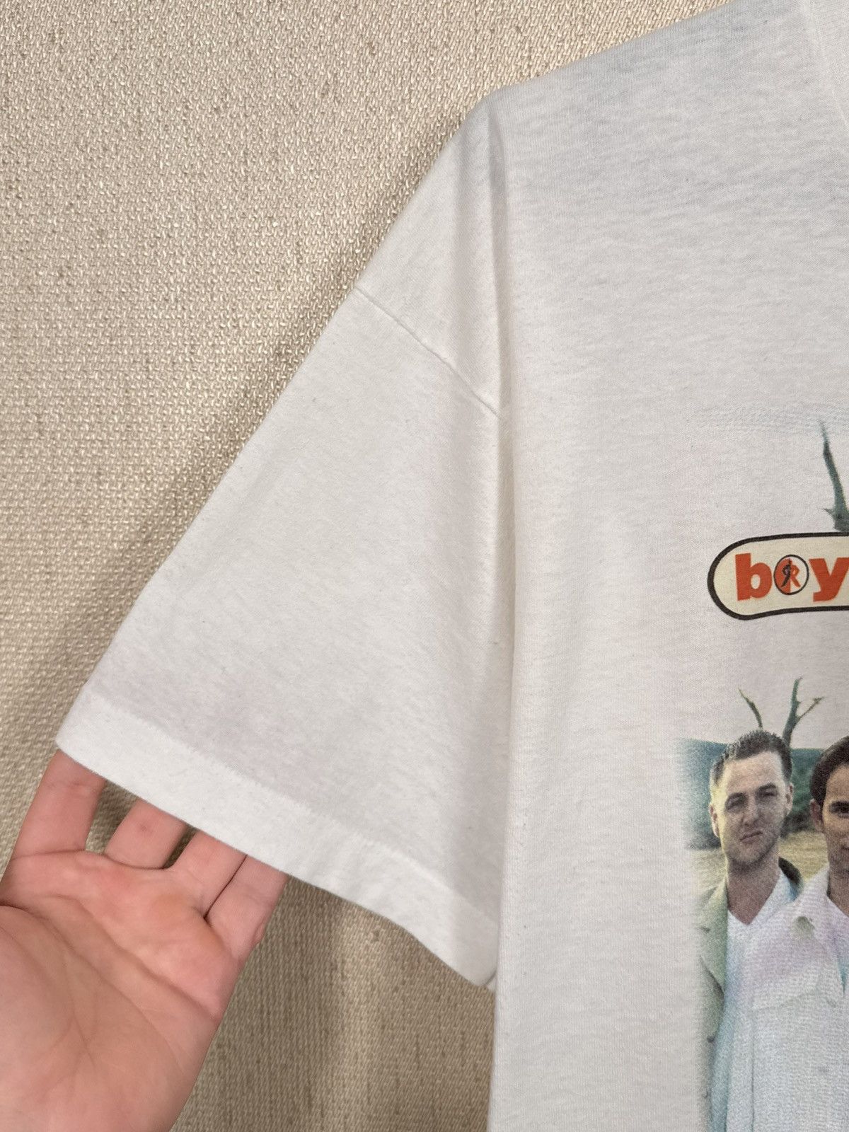 Other Vintage Boyzone T shirt 1997 Summer Tour Band White Hype L Size US L / EU 52-54 / 3 - 16 Thumbnail