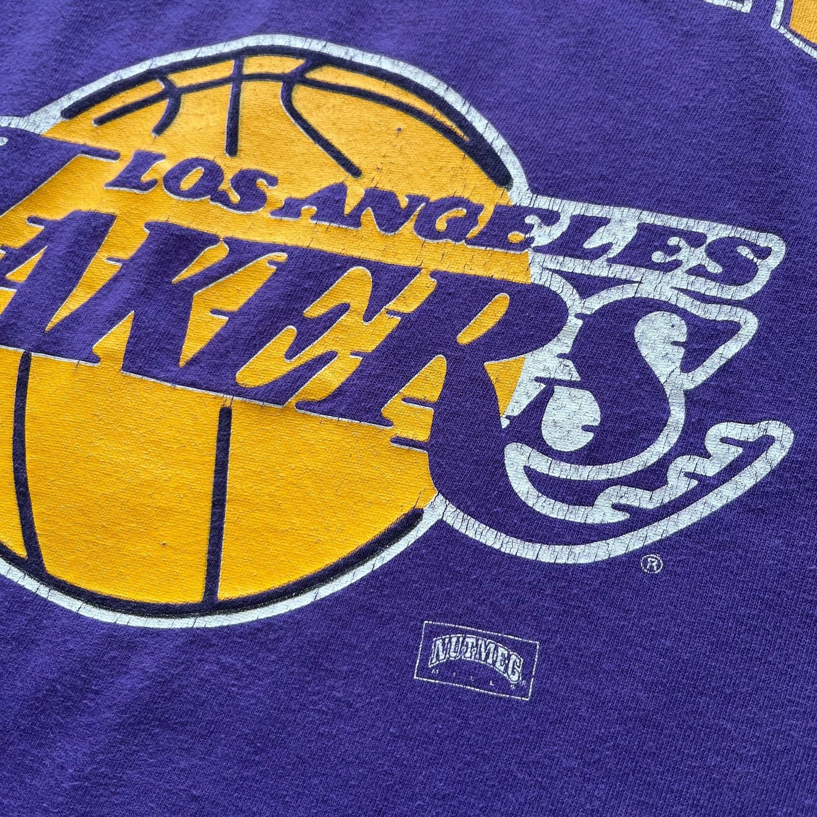 Nutmeg Vintage Nutmeg Los Angeles Lakers Graphic Tee L Size US L / EU 52-54 / 3 - 5 Thumbnail